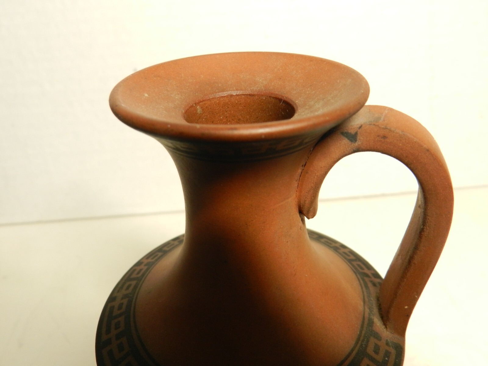 FBF20 – ROSSO ANTICO EWER NEOCLASSICAL RED BASALT 6.75″ 19thc centaurs black fig