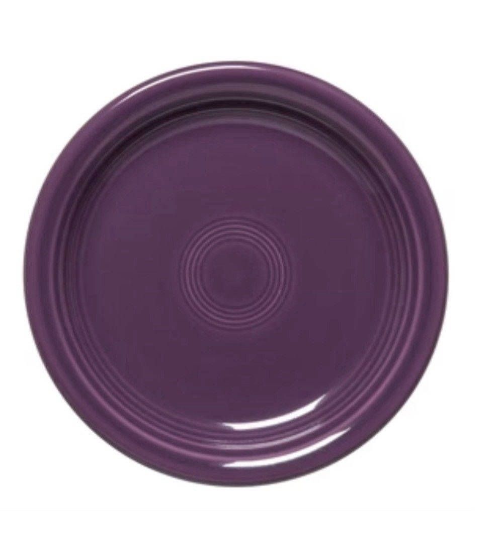 fiesta mulberry bistro appetizer plate 6 1/4 Inches NEW