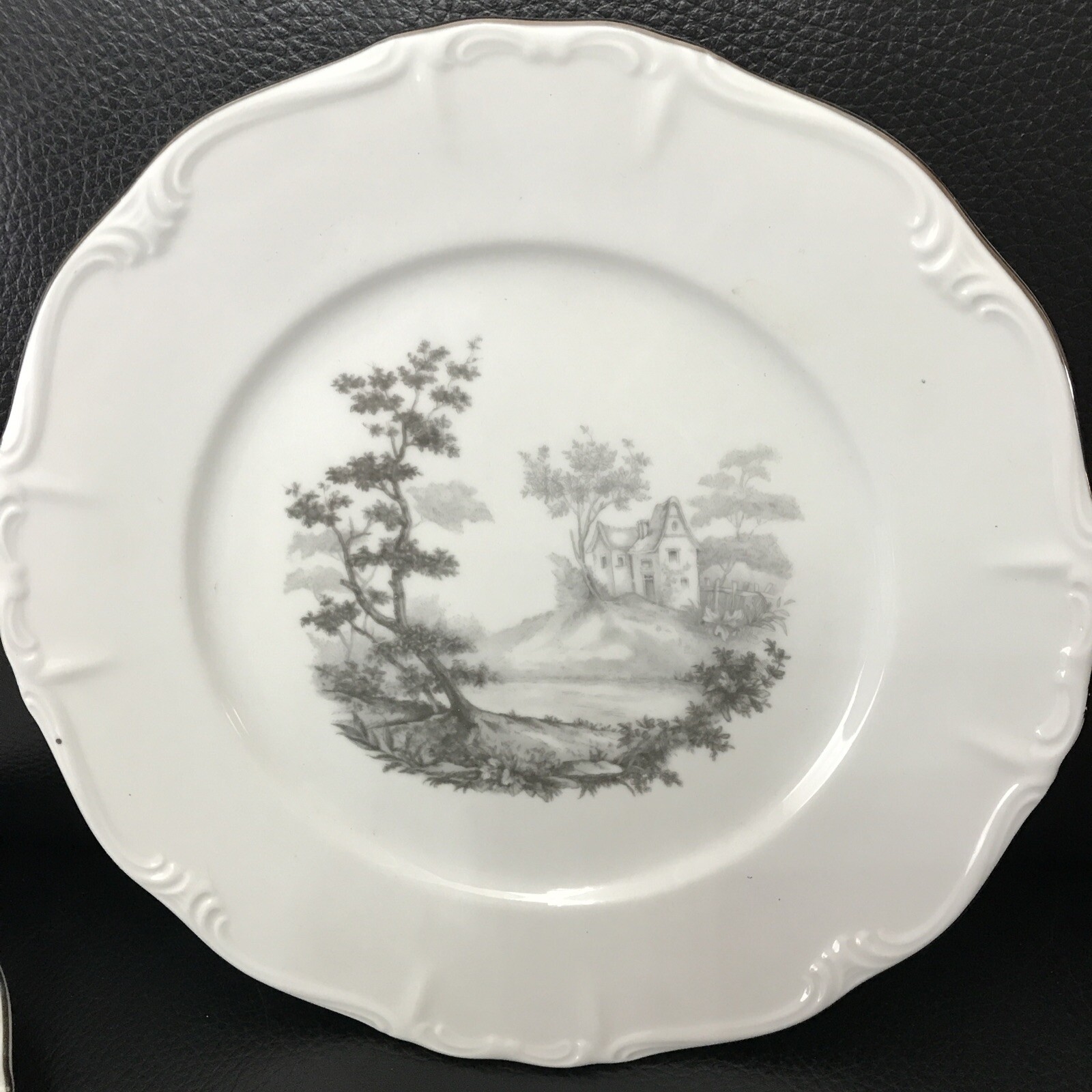 Edelstein Maria Theresa Set Of 4 Plates: Dinner , Salad, Bread, Dessert. Exc!