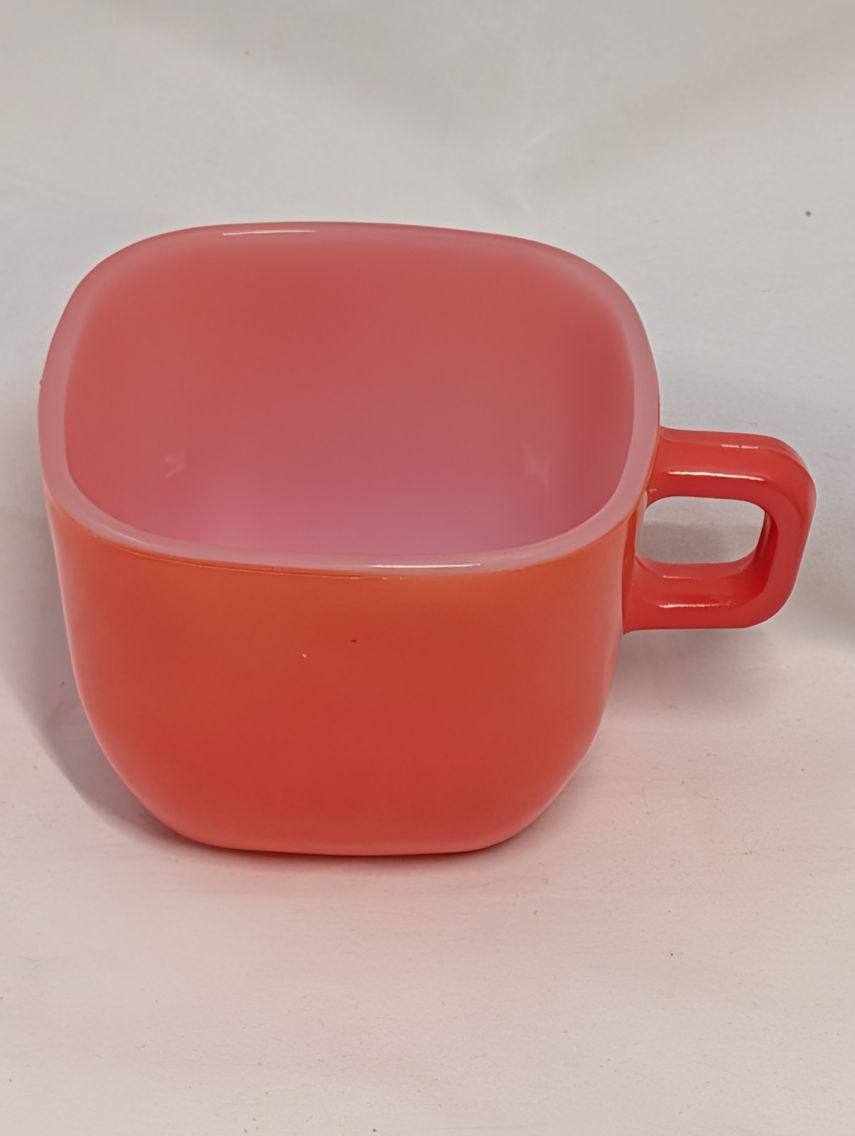 Vintage Glasbake Square Mug Set of 5