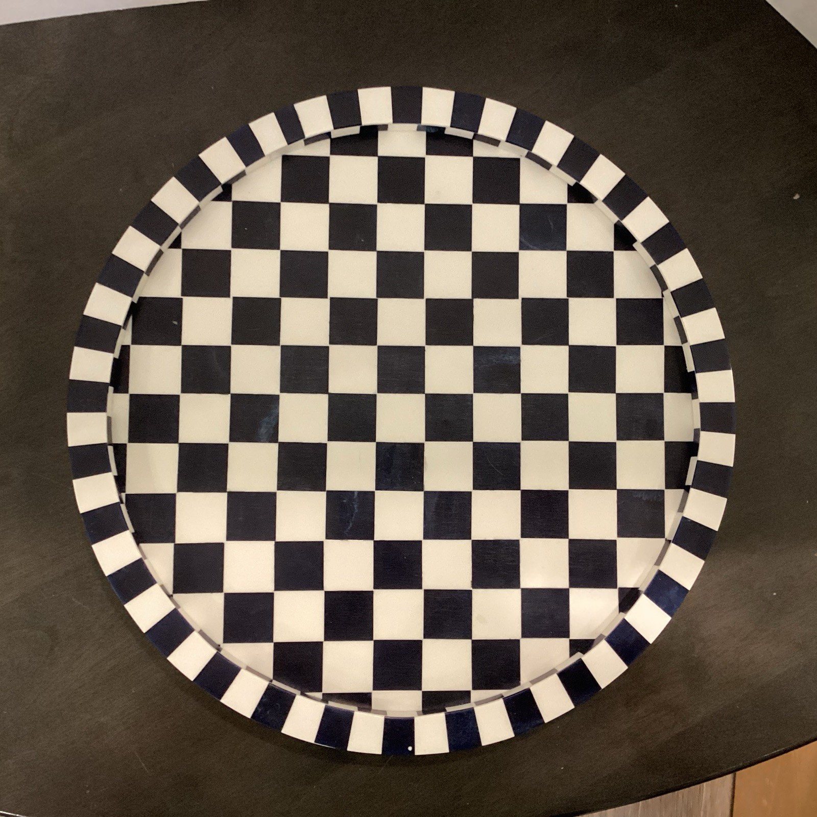 Mackenzie Childs Style serving platters – 12” And 14”