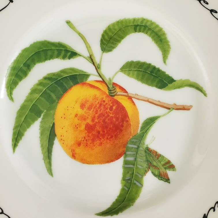 Williams-Sonoma Orchard Suite PEACH Japan 7 7/8″ Accent Salad Plate
