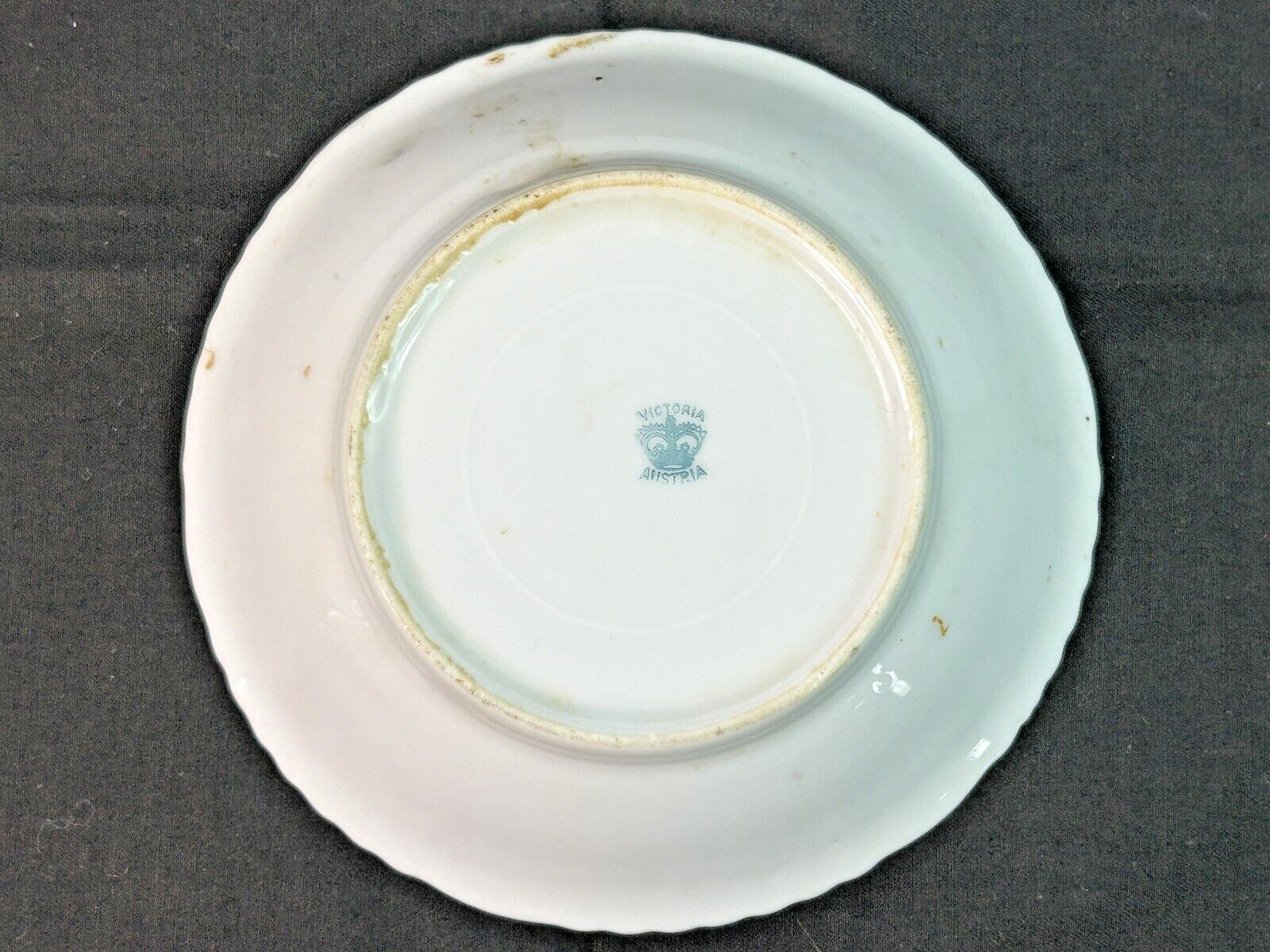 Vintage Antique Victoria Austria Pink Floral Bowl 5 1/2″ Inches – L@@K !