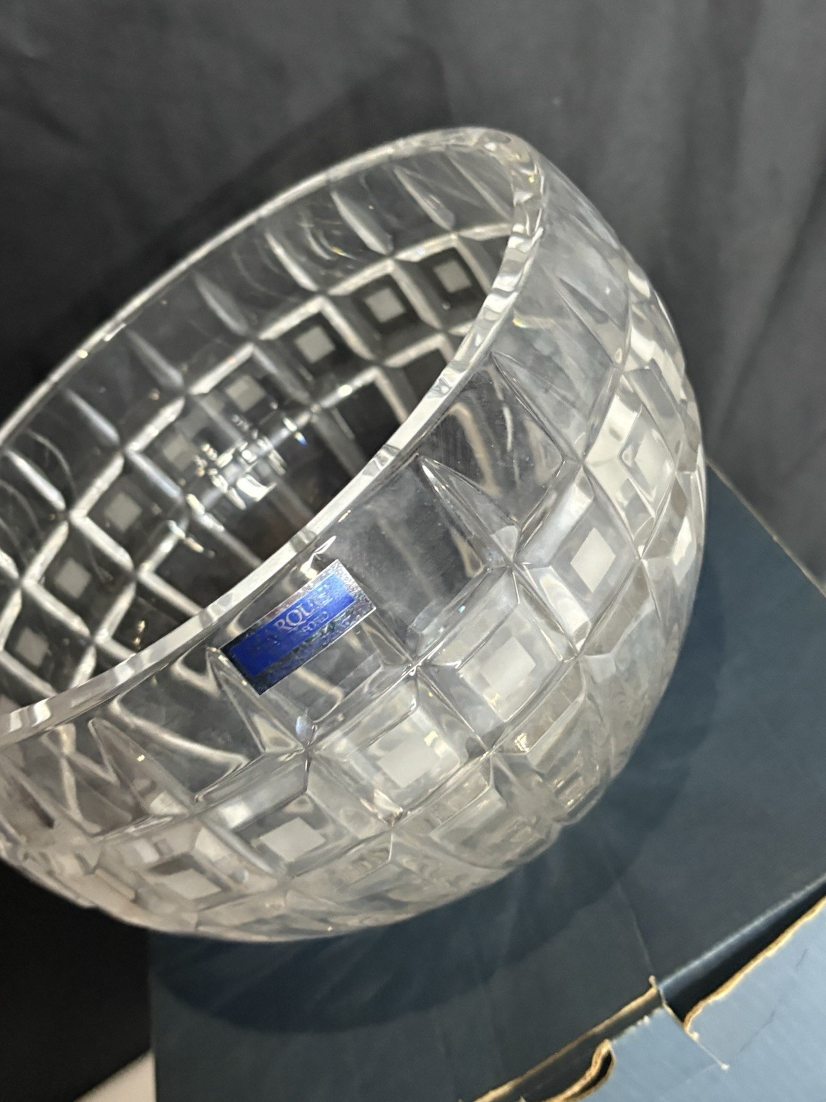 Marquis By Waterford Crystal Quadrata Bowl 8” Diameter