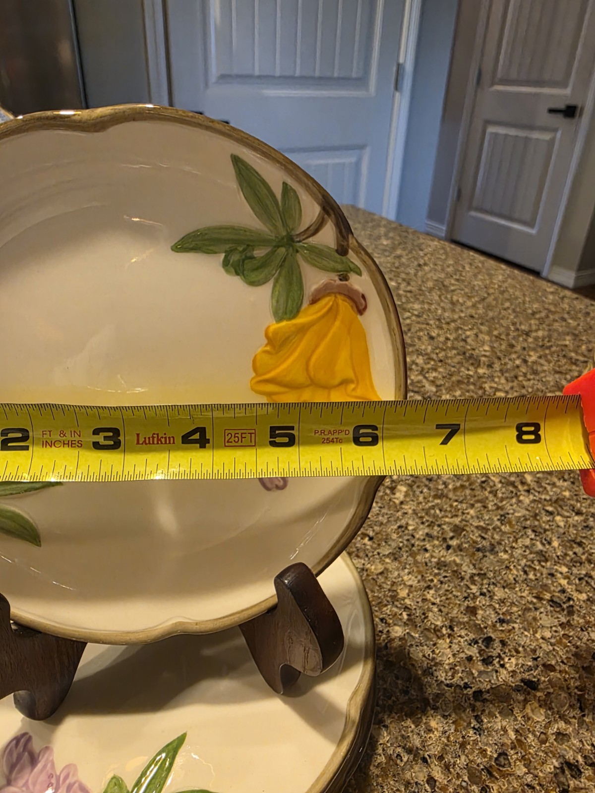 Lot of 4 Franciscan Poppy 6 1/4″ Bread & Butter Plates HTF EUC 1950’s