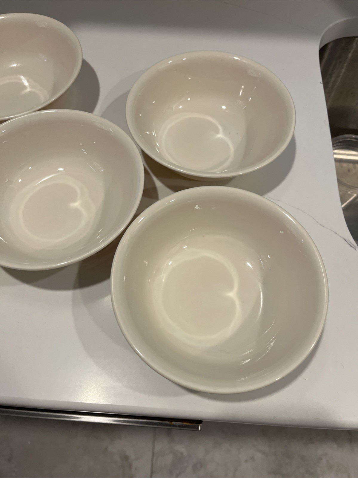 Corelle Sandstone Beige Soup Cereal Bowls 6 1/4″ Set of 9 Vintage