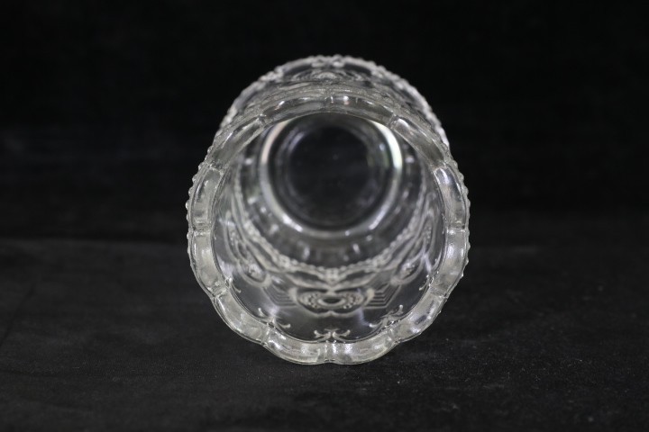 HTF ANTIQUE US GLASS TENNESSEE STATES PATTERN CRYSTAL TOOTHPICK HOLDER EAPG
