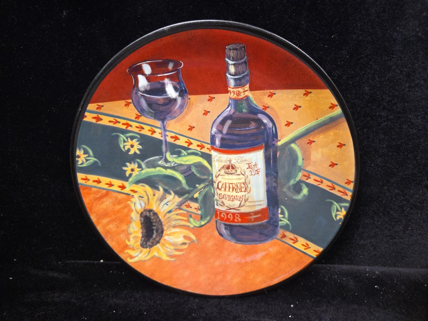 NAPA VALLEY Ambience Collections Set Of Four Luncheon Plates 8 In Diameter