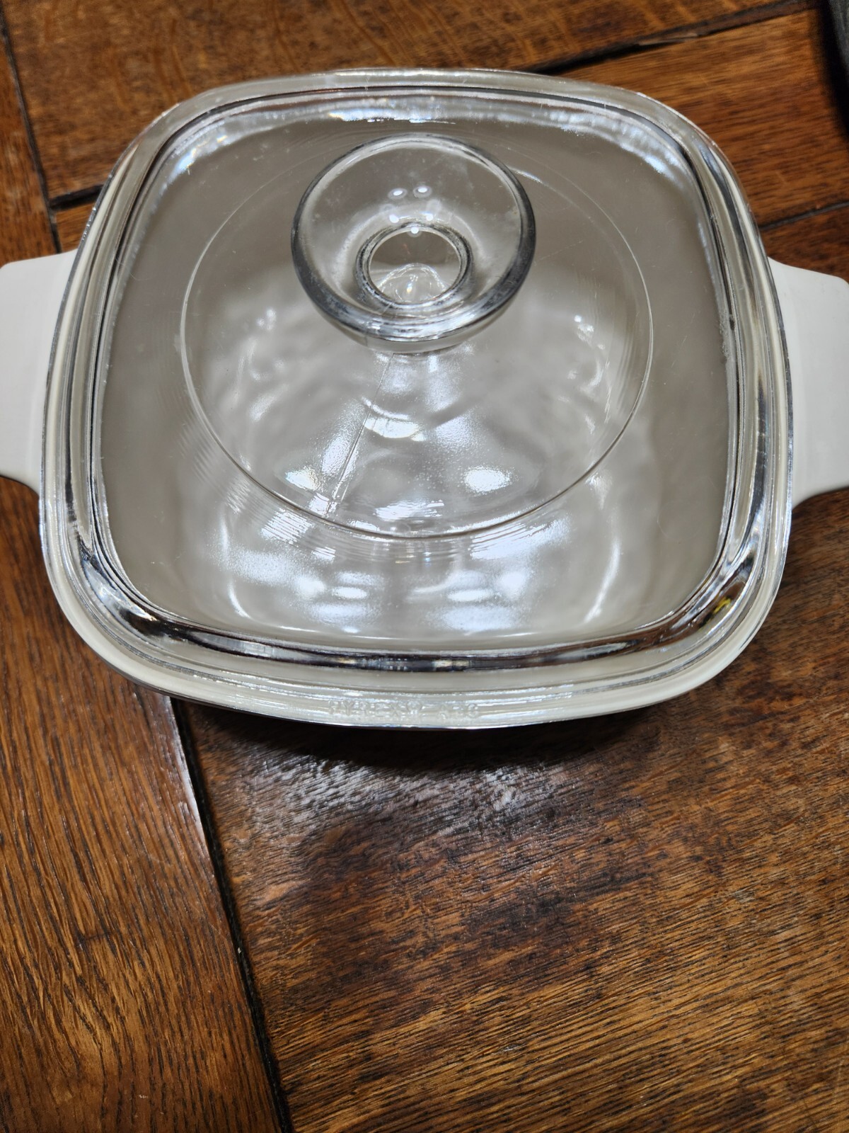 Corning Ware Cream A-2-B Baking Dish With Pyrex Glass Lid
