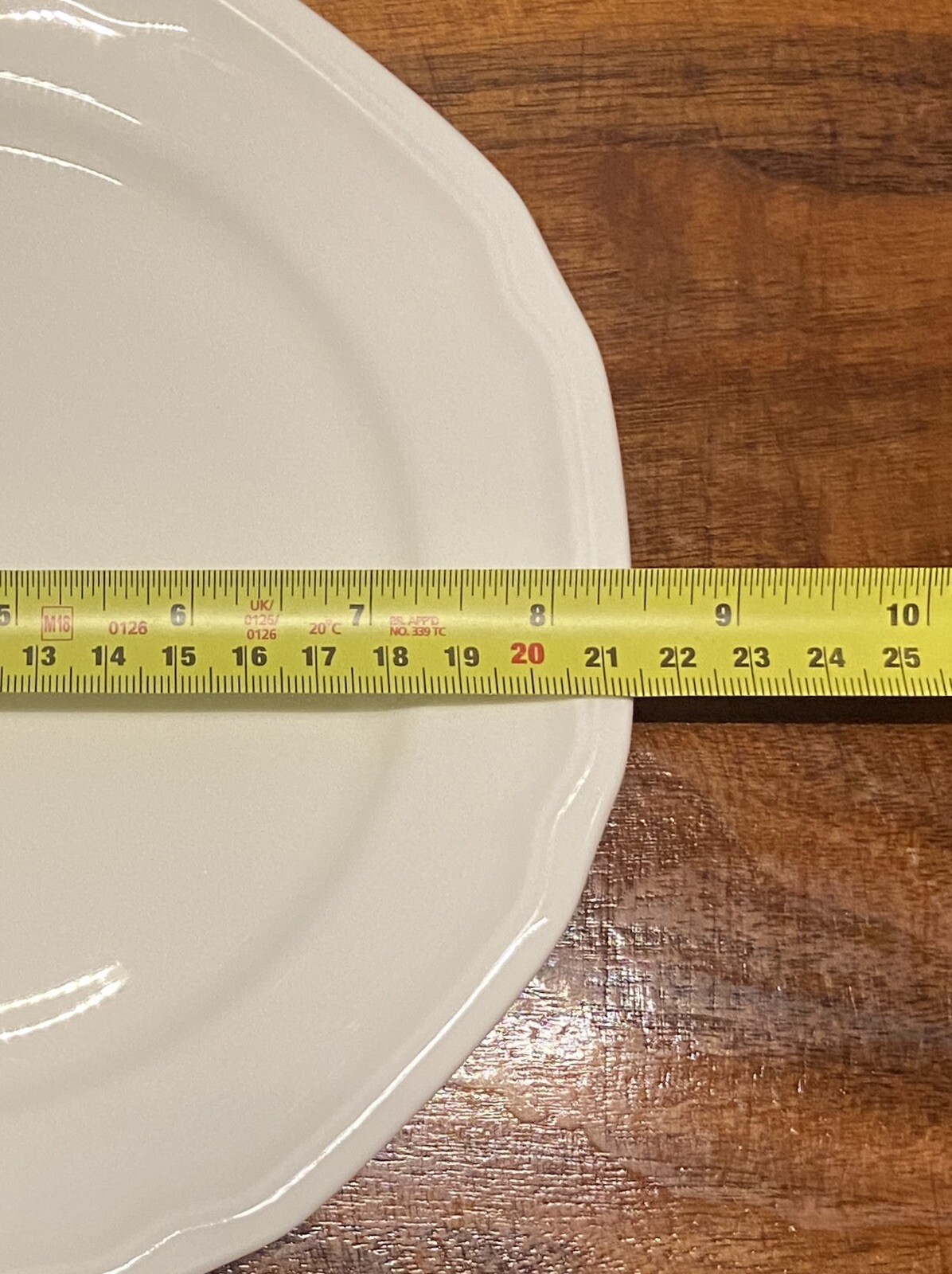 Set of 6 NEW Mikasa ANTIQUE WHITE 8.5” SALAD LUNCH PLATES Porcelain Dinnerware