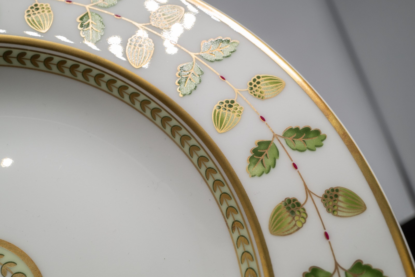 Bernardaud Limoges Constance Rimmed Soup Bowls 8 3/4″ Set of 10 – FREE USA SHIP