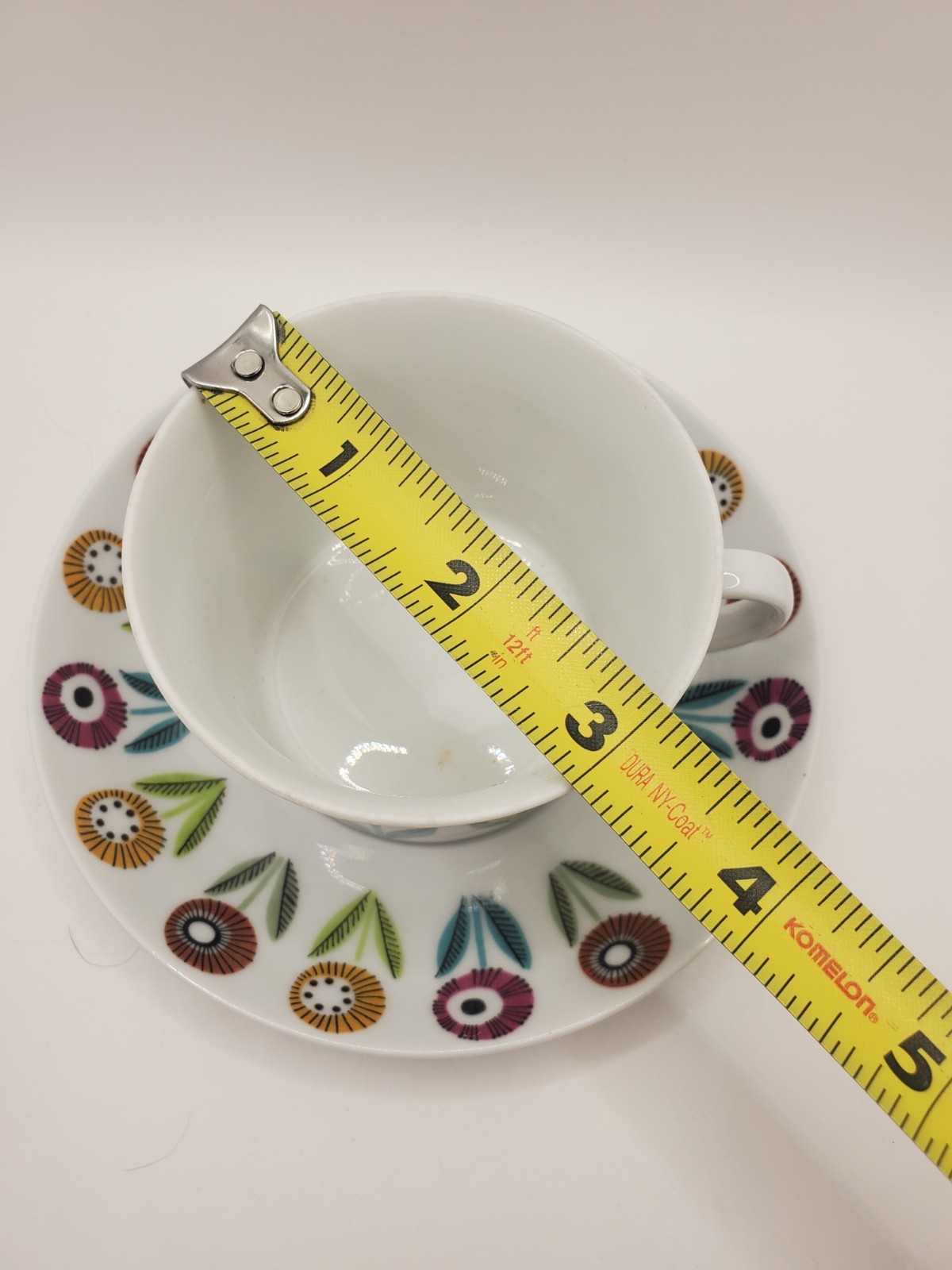 MCM Eva Blahd Bellis Karlskrona Cup & Saucer 1959 Beautiful Set