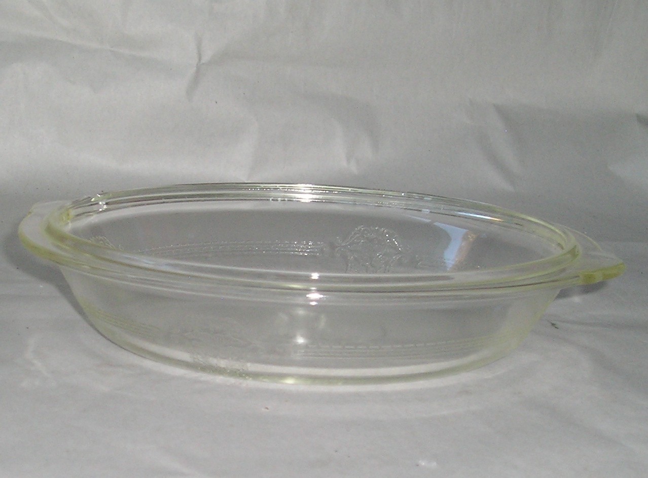 Glasbake #506 Poppy Shield Round Clear Glass Replacement Lid – 7 7/8″ Diam