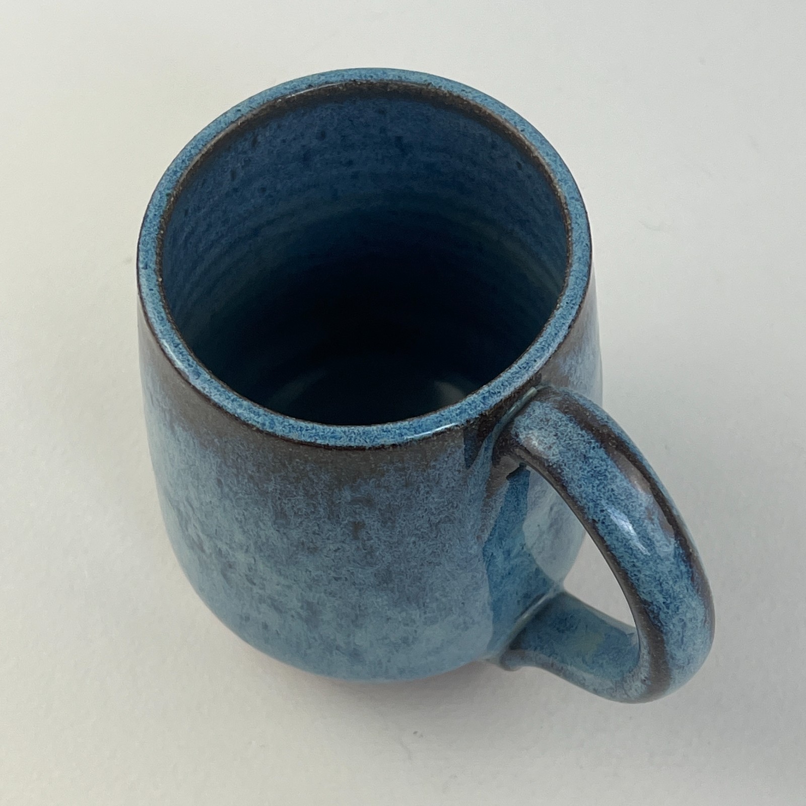 Chloe Treu Studio Pottery Mug Rainbow Cup Artisan Handmade Rainy Day Art Ceramic