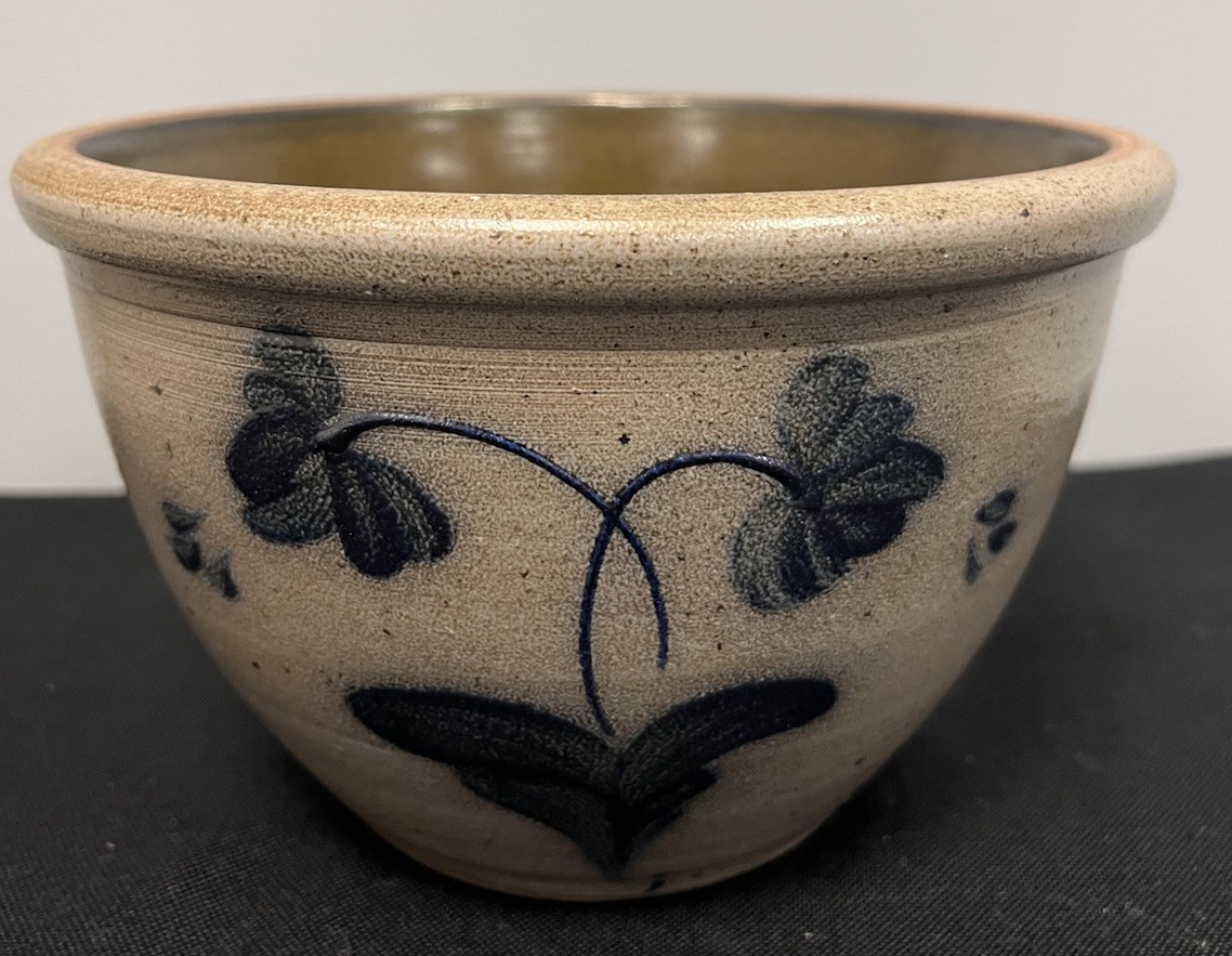 Rockdale Union Stoneware Pottery Bowl 1988