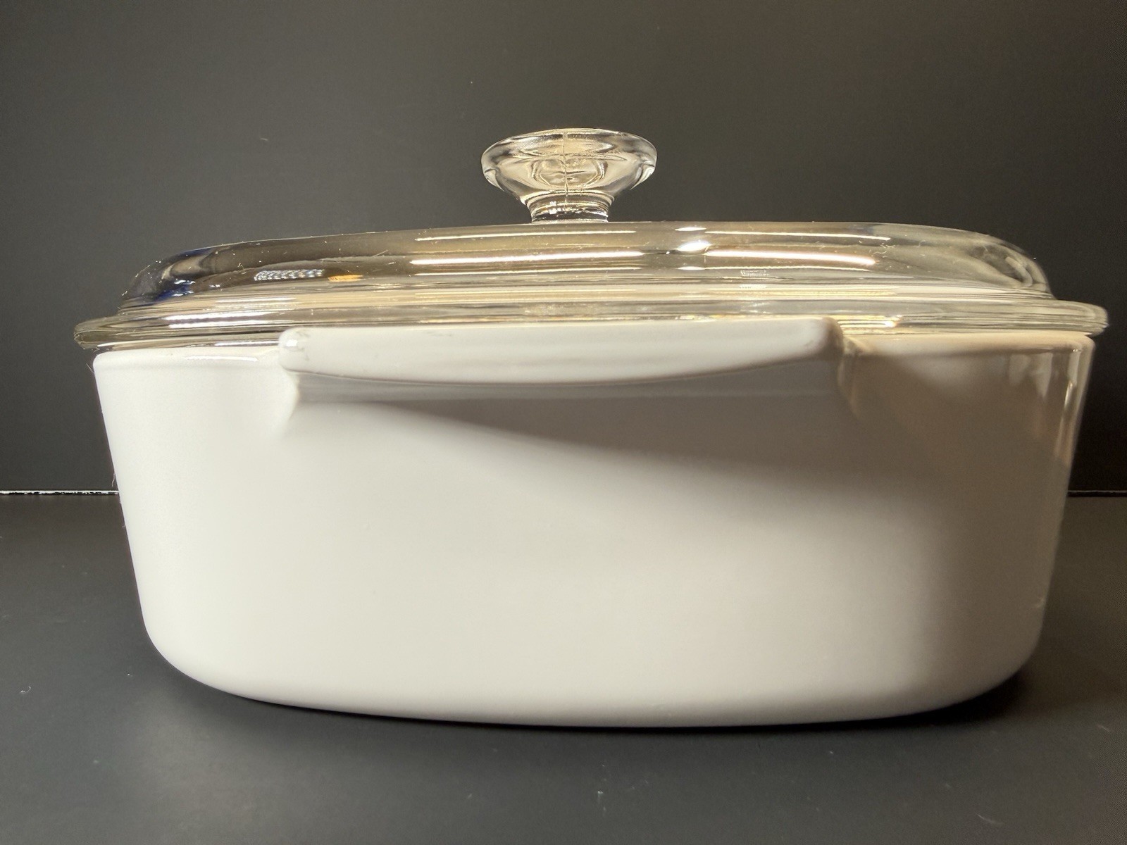Vintage CorningWare “Blue Velvet Rose” A-2-B 2L Casserole Dish + Glass Lid