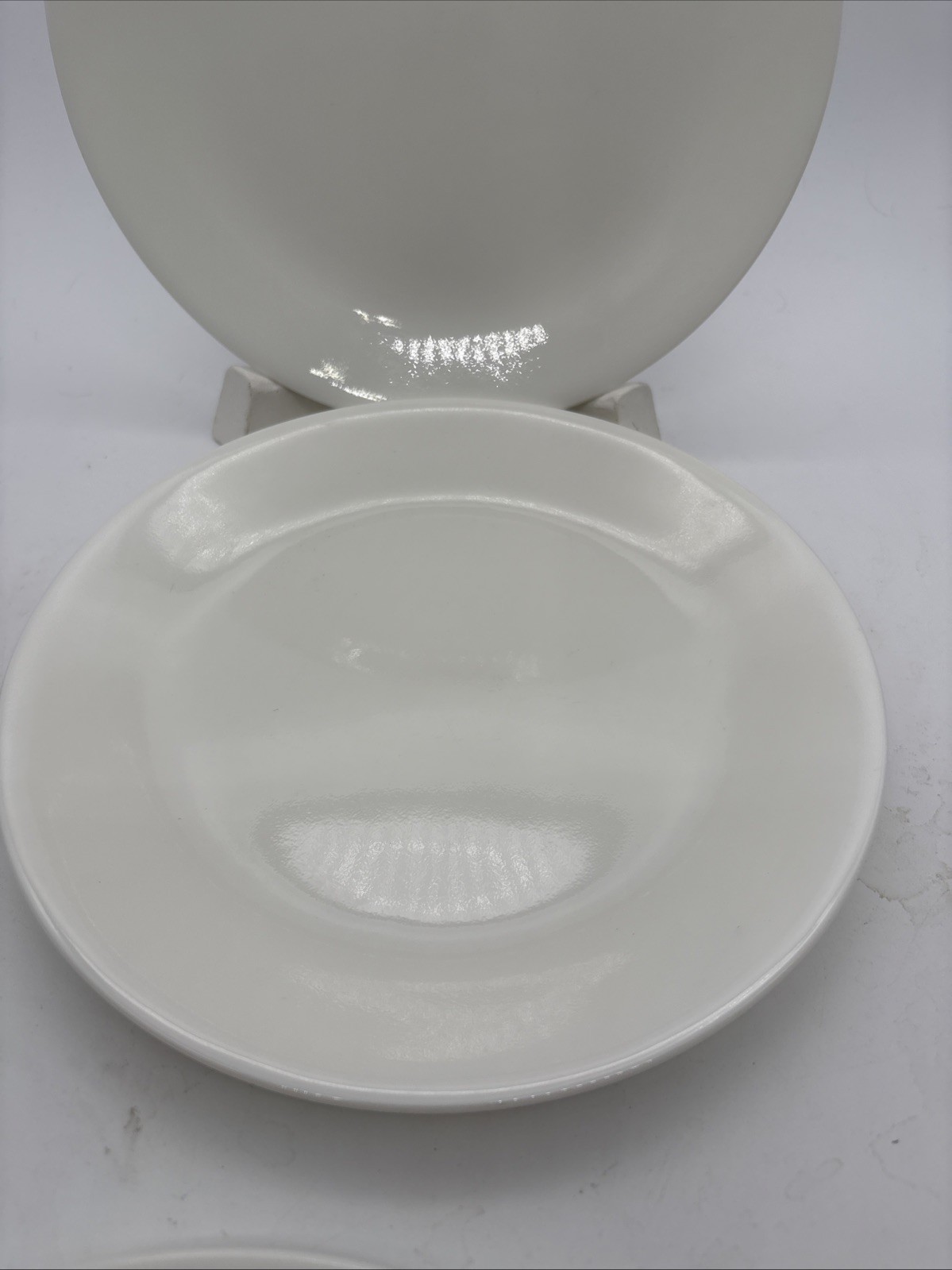 Set Of 6 Market Street New York Corelle 8 1/2” White Lunch Plates No Chips