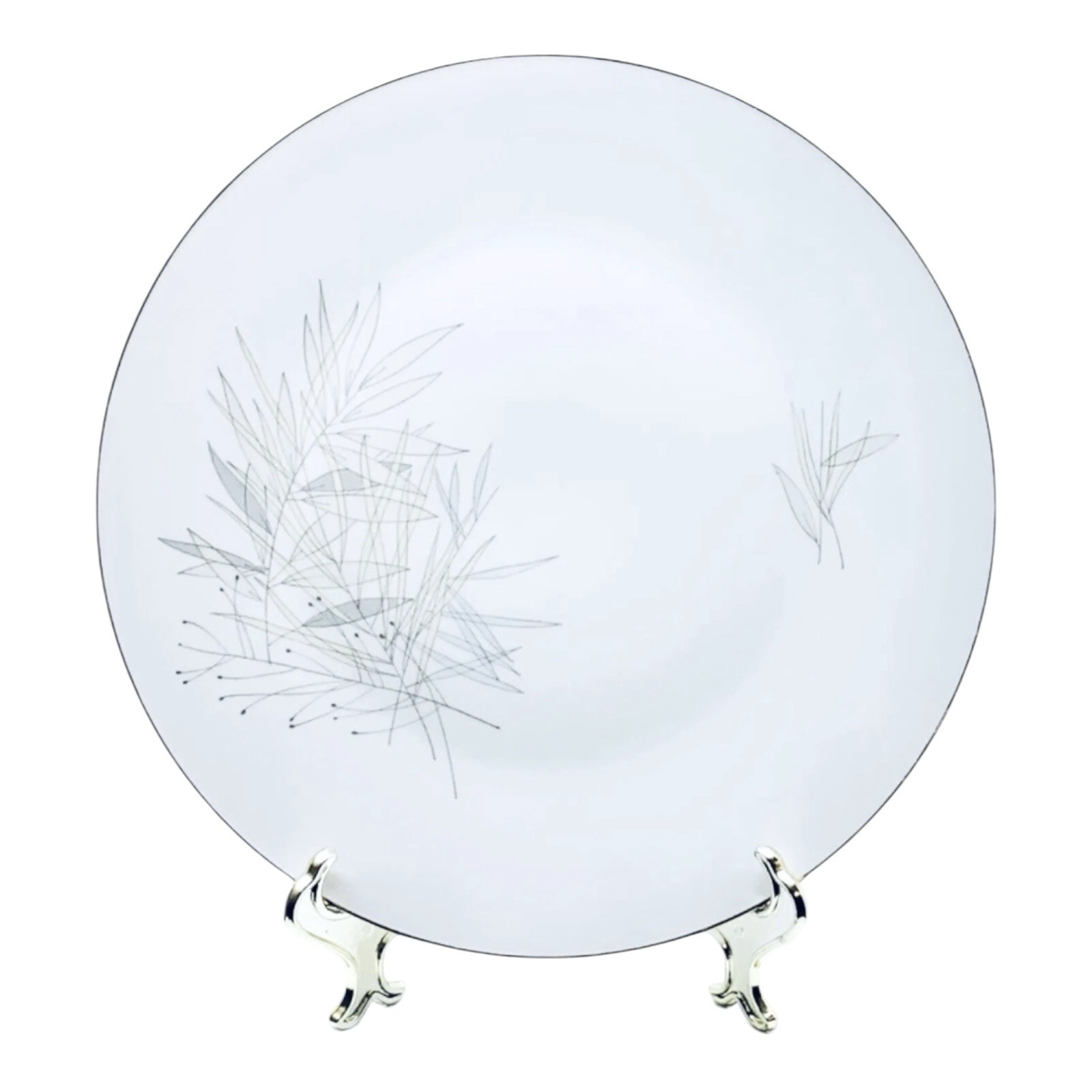 Rosenthal GRASSES Flowers Porcelain 13” Chop Plate Round Platter Germany
