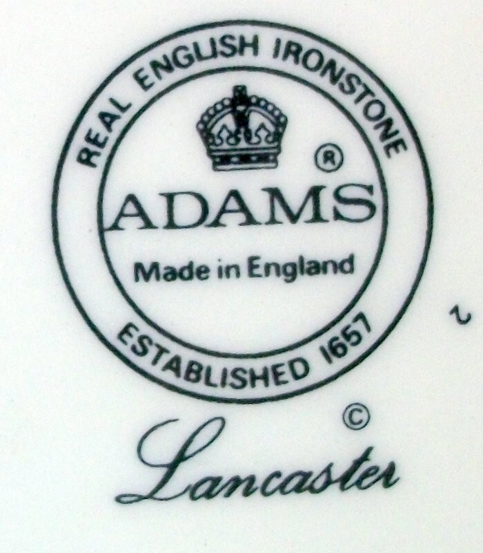 Adams Lancaster Group of 4 Bread and Butter Plates Hexagon Shape