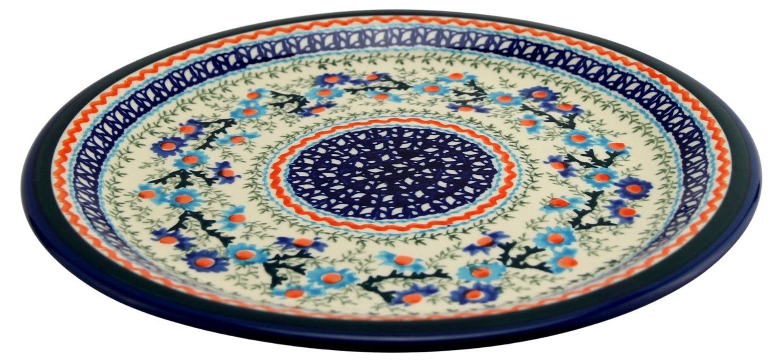 Polish Pottery Dinner Plate 10.75″ Zaklady Boleslawiec