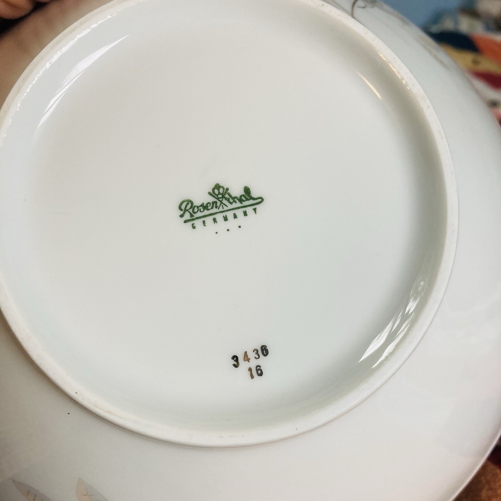 Rosenthal Continental Bettina Platinum Trim Gravy Bowl, Sugar Bowl, Serving Bowl
