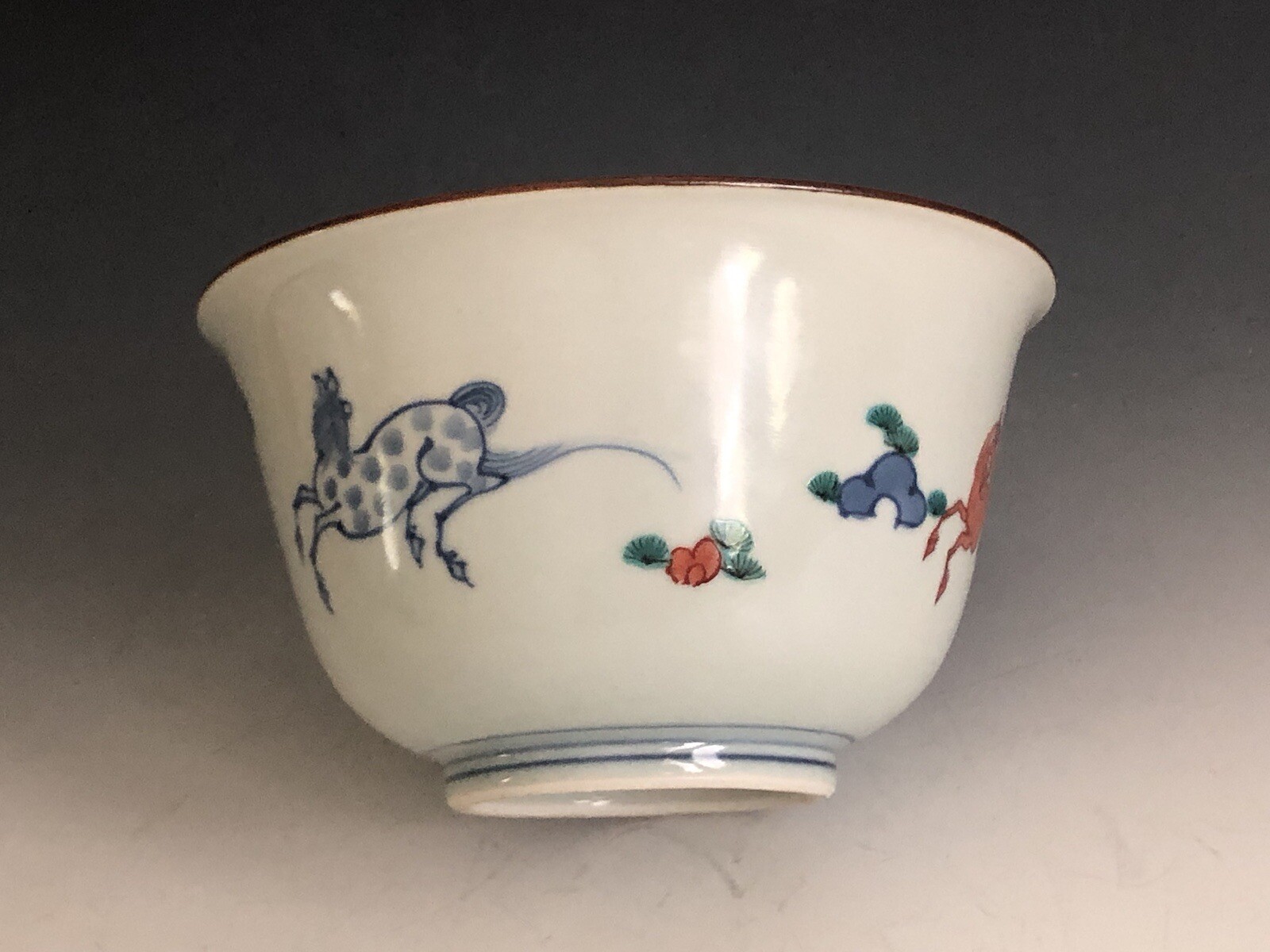 A kakiemon Style Bowl Made In Occupied Japan
