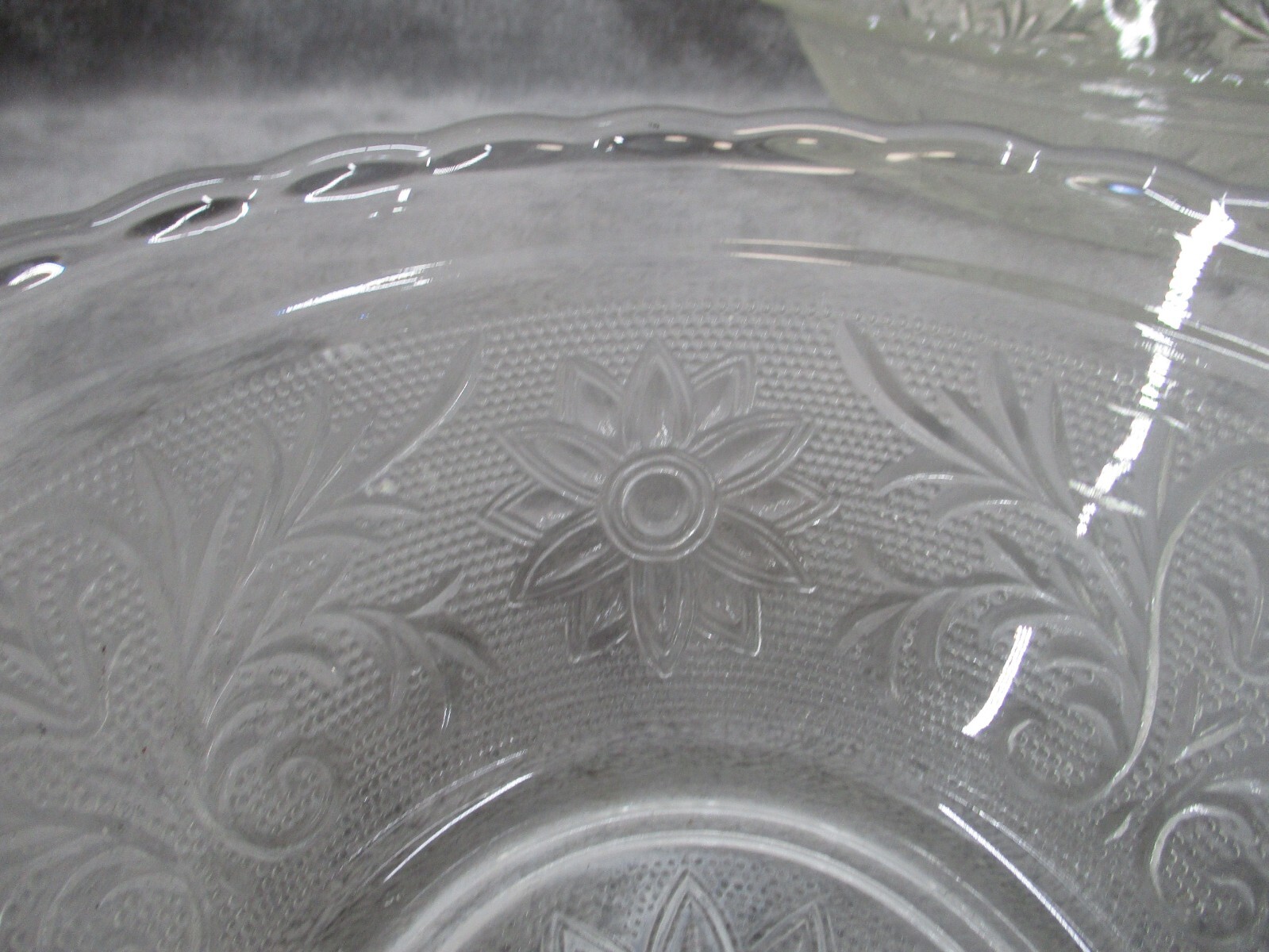 Anchor Hocking Oval Serving Bowl Round Cereal Bowl Set Sandwich Clear Glass 2pcs