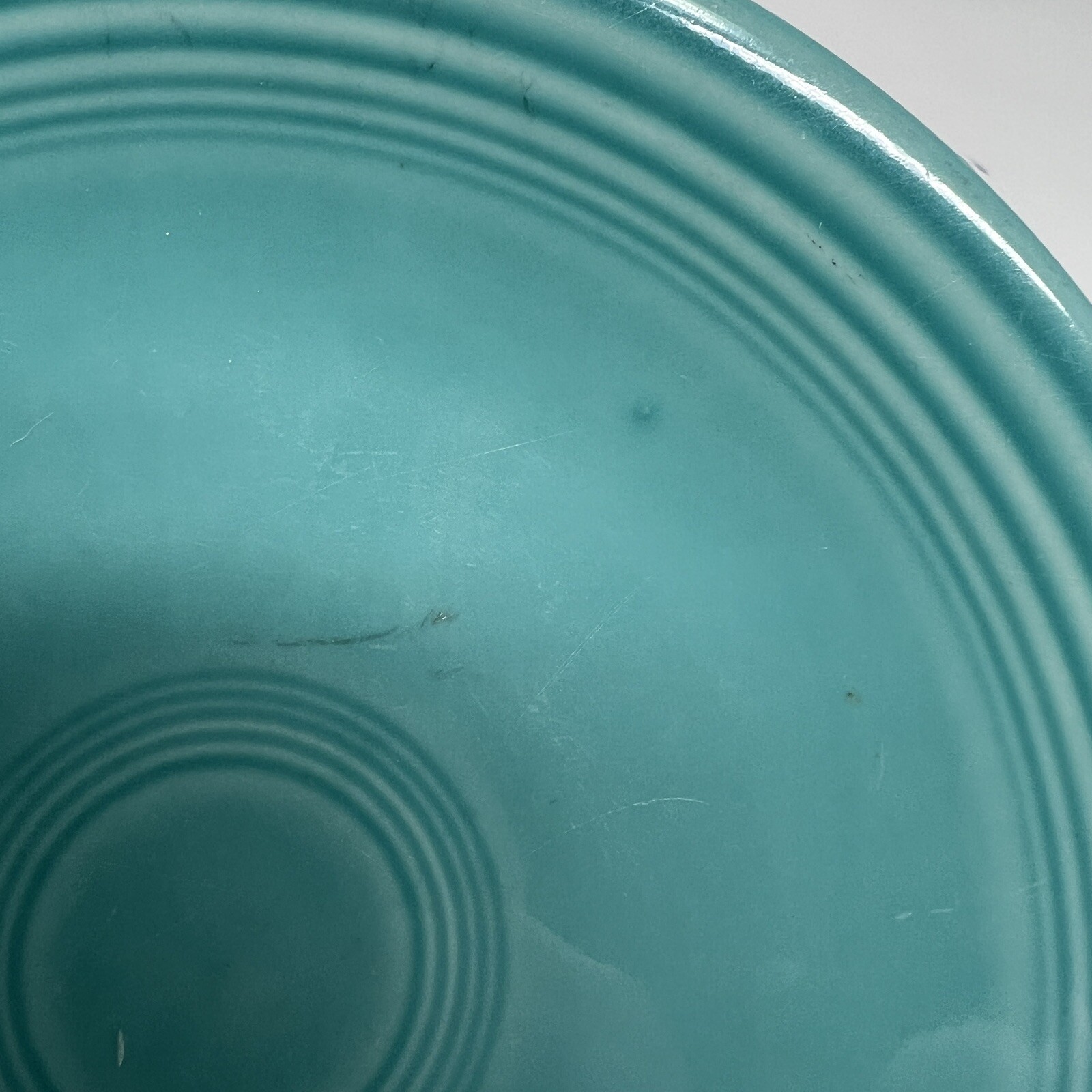 Fiesta Ware Turquoise Blue Saucers 6 1/8 in Plate Homer Laughlin Set Of 2