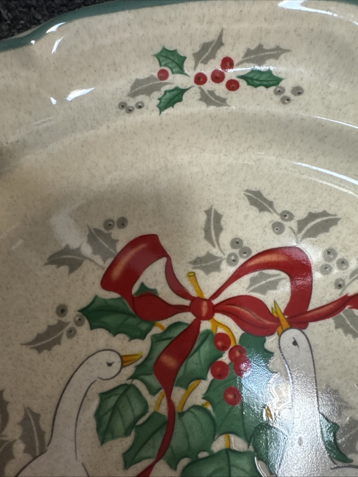International Tableworks Marmalade 1994 Dinner Plate Geese/Ducks 10 3/4″