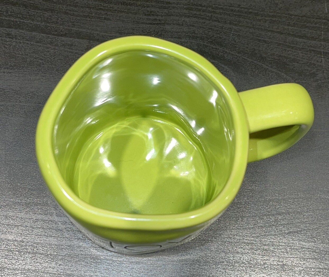 RAE DUNN by Magenta Green Halloween TOXIC Coffee Mug Cup Holiday Decor NWT HTF