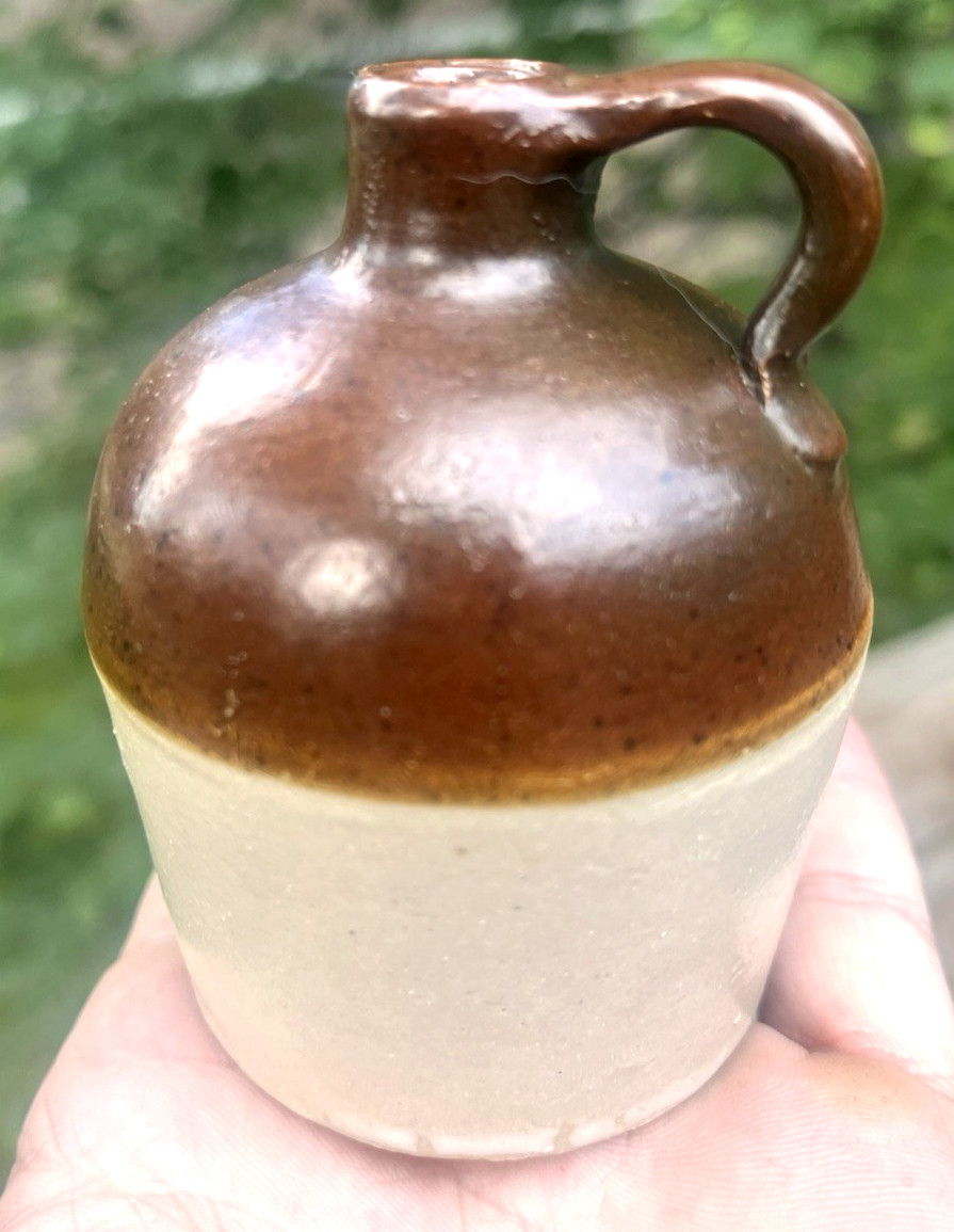 NICE 1/4 PINT MINI JUG MINNESOTA STONEWARE CO. RED WING, MN 1905 ERA CLEAN L@@K