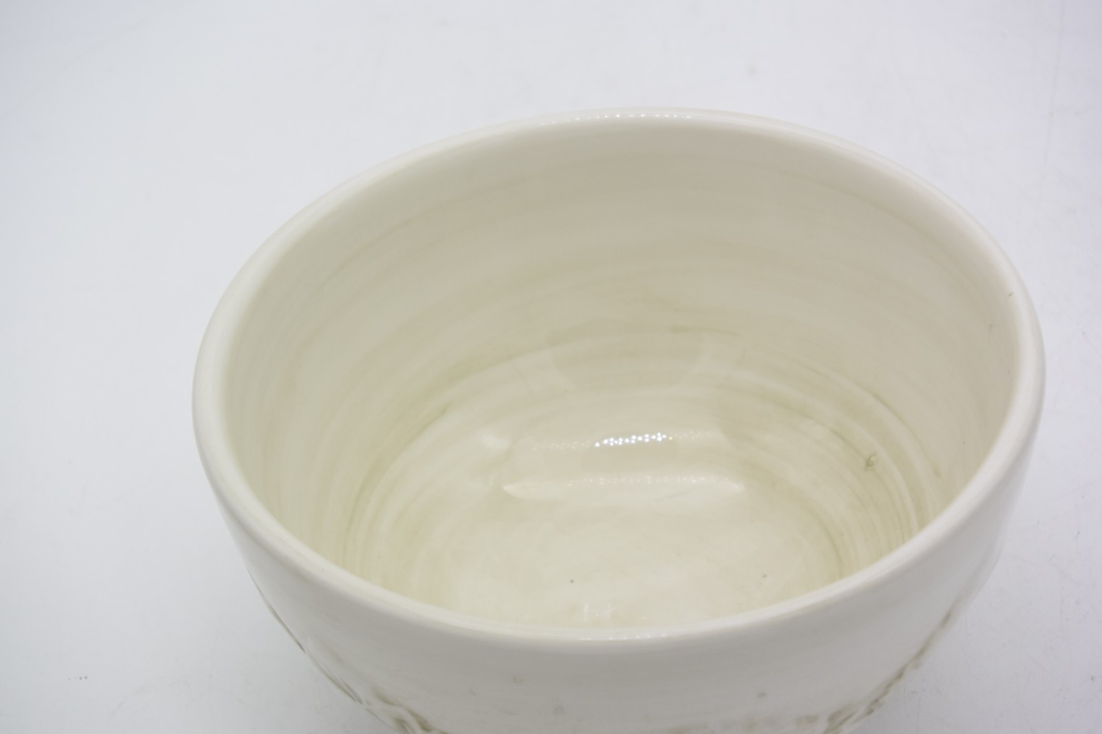 4 WILLIAMS SONOMA NAPA SAGE SOUP CEREAL BOWL 6.5″ EMBOSSED GRAPES LEAVES ~ ITALY