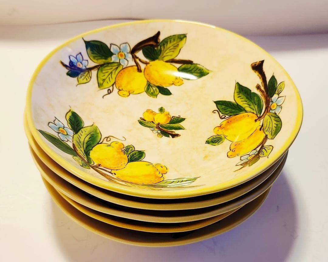 Pietra Italian Pottery Serving dishes and plates and bowls
