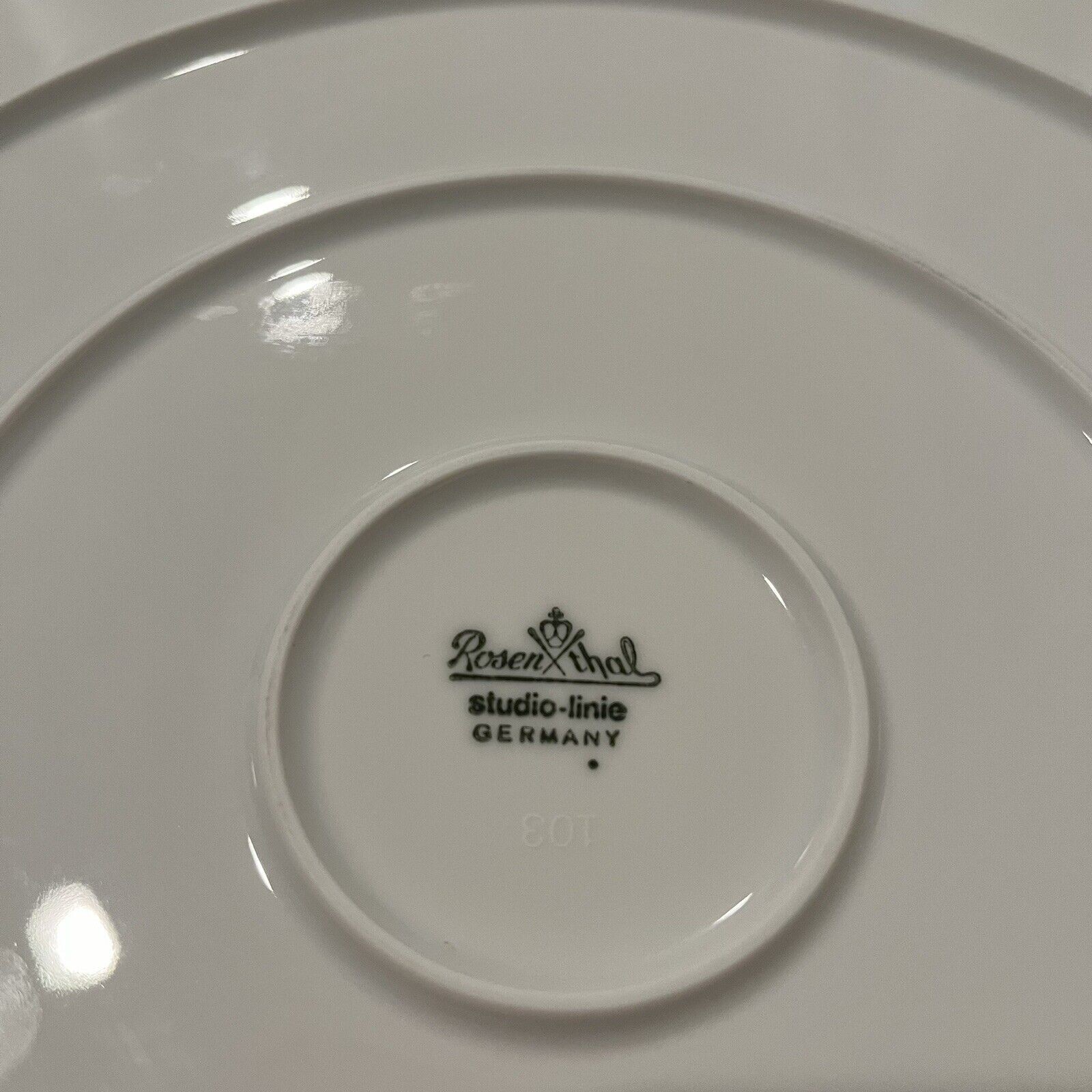 Rosenthal Studio Line Polygon Milos Gold Dragonfly Large Serving Platter 12 1/2″