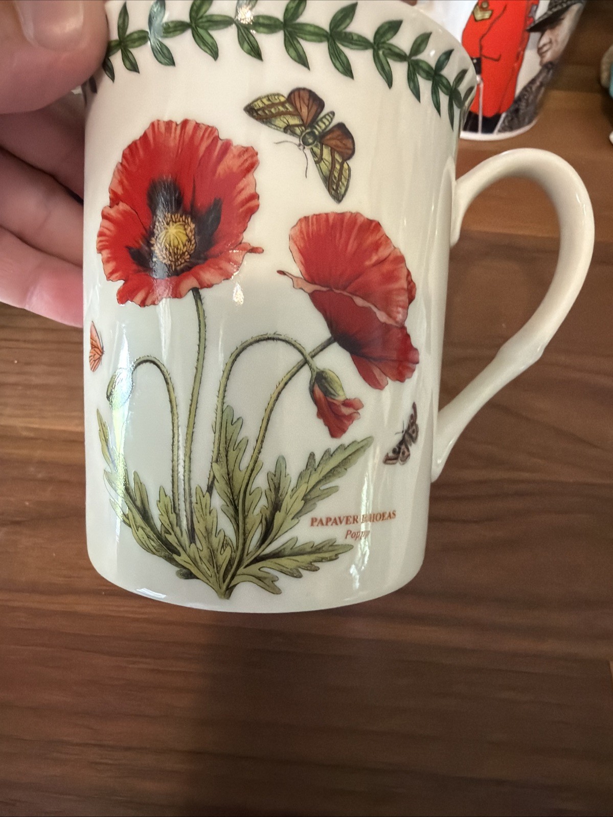Portmeirion Botanic Garden Ceramic Poppy Coffee Mug Cup