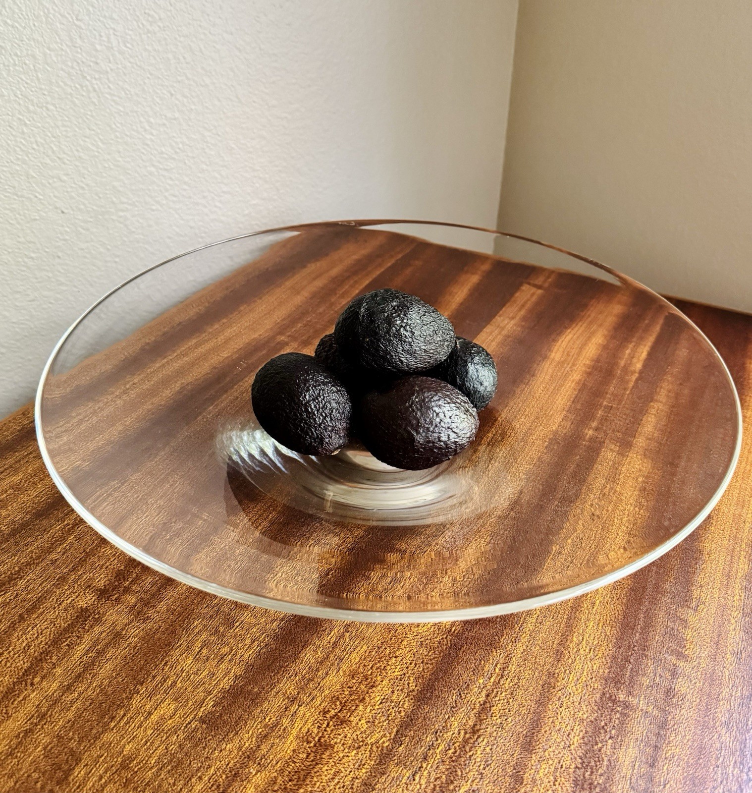 Huge Vintage Steuben Glass Minimalist Centerpiece Bowl 15.5 In. Rare Design MCM