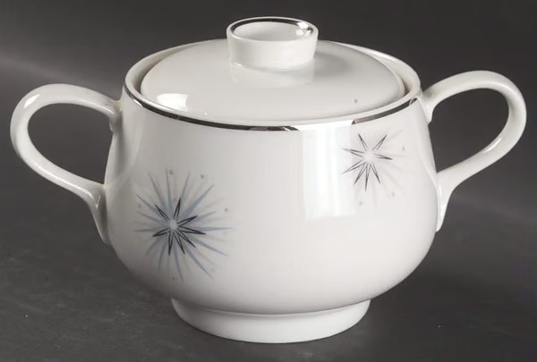 MCM Easterling “Celestial” Atomic china and serveware various pieces