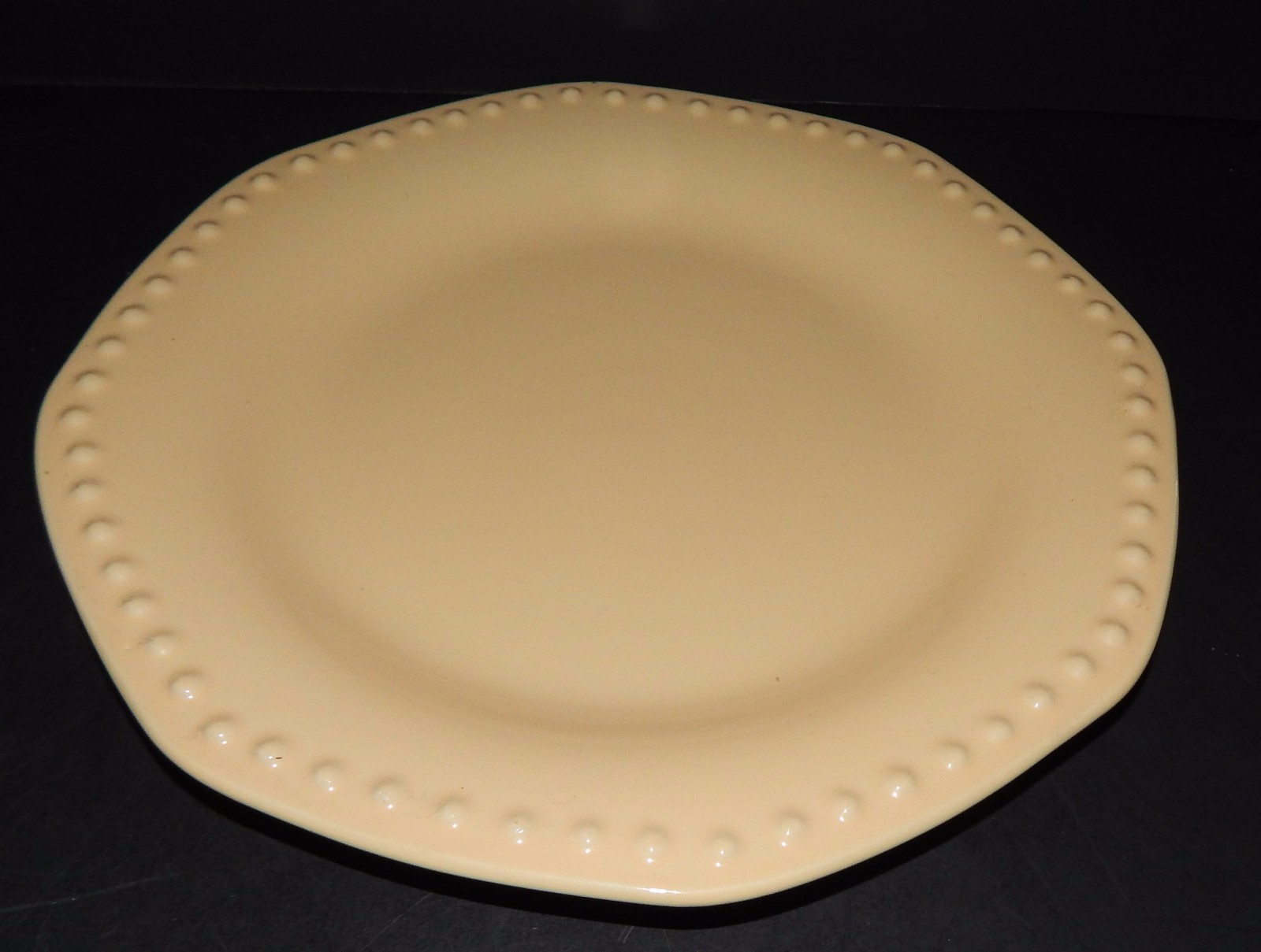 Elegant Dining Charisma Collection Yellow 11″ Dinner Plate Vintage