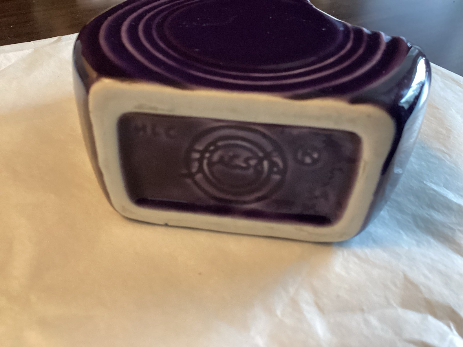 MINI DISK PITCHER creamer DEEP PURPLE NEW FIESTA 5 OZ. RARE