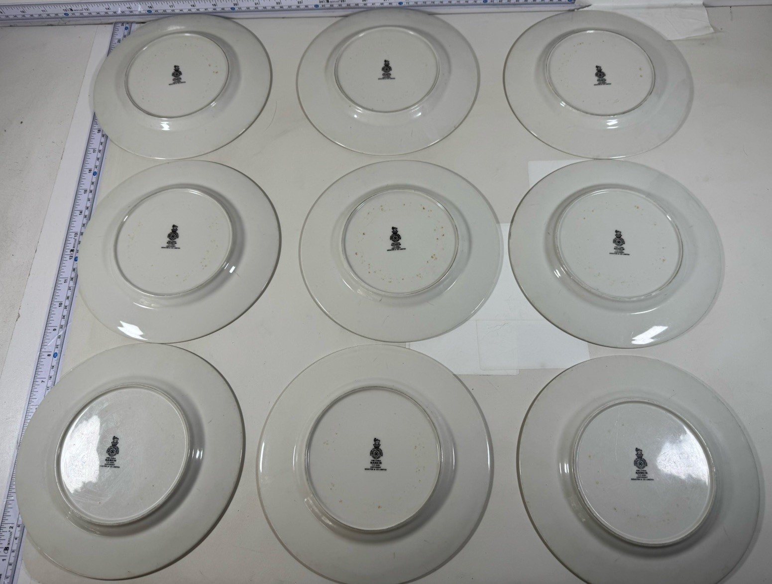 Royal Doulton Nankin 9 Set 1091 Blue & White Salad Plate 8”