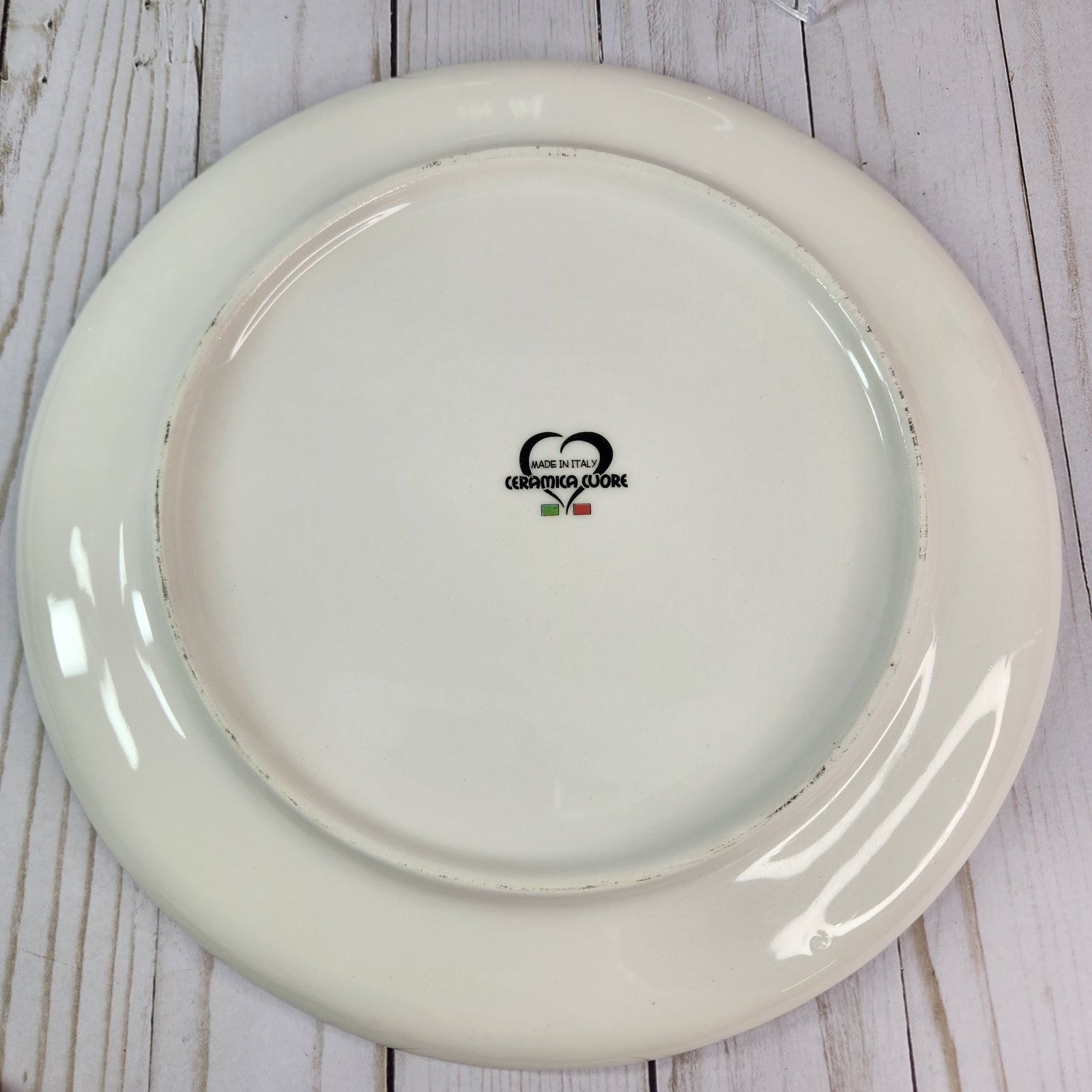 Ceramica Cuore Plate Dinner Tuscan Villa Set of 2 Made in Italy Ceramic 11″