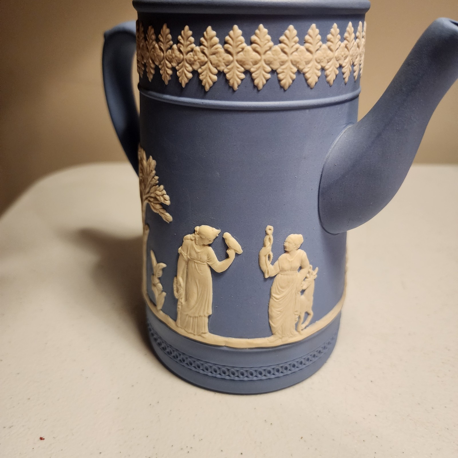 Vintage Dudson Hanley Blue Jasperware 19pc Coffee & Tea Service -…