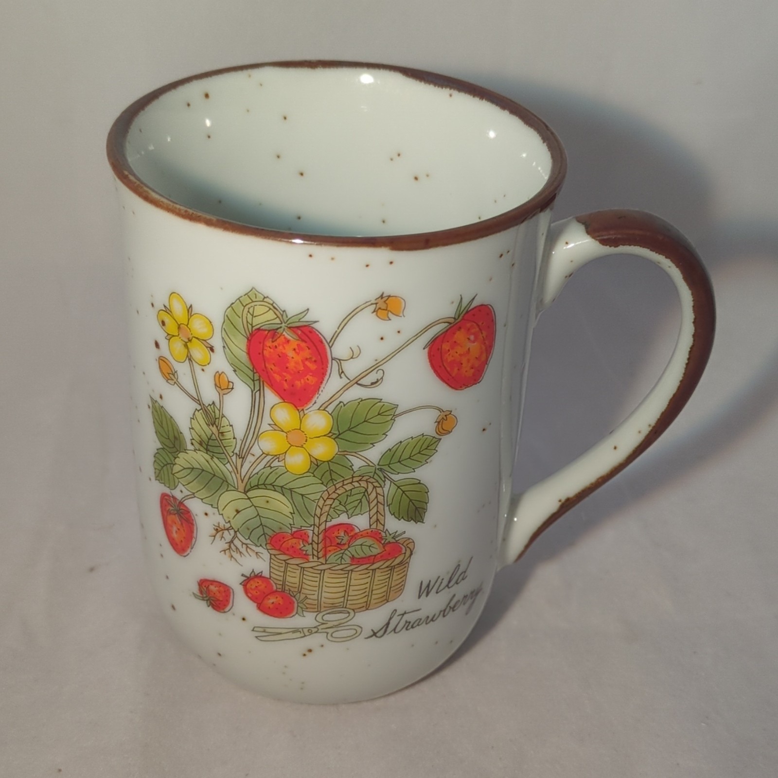 Vintage Collectible “Wild Strawberry’ 8 oz. mug 1970’s, 1980’s