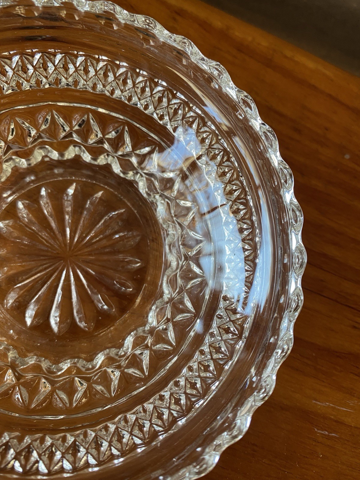 3 Anchor Hocking Wexford Bowls Dessert Berry Diamond Pattern Vintage