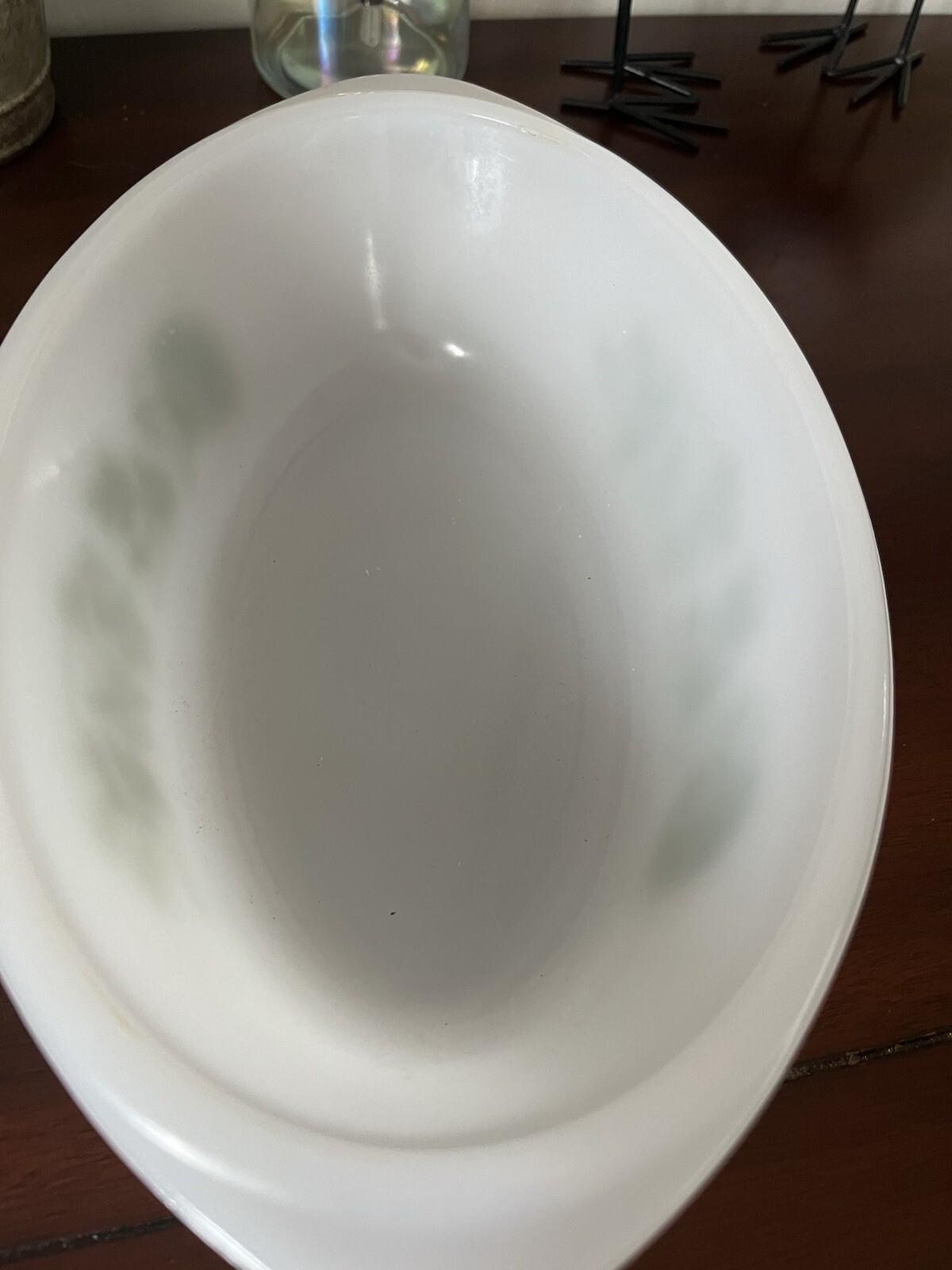Glasbake Herb Garden 1 Quart Casserole Dish – Excellent Condition