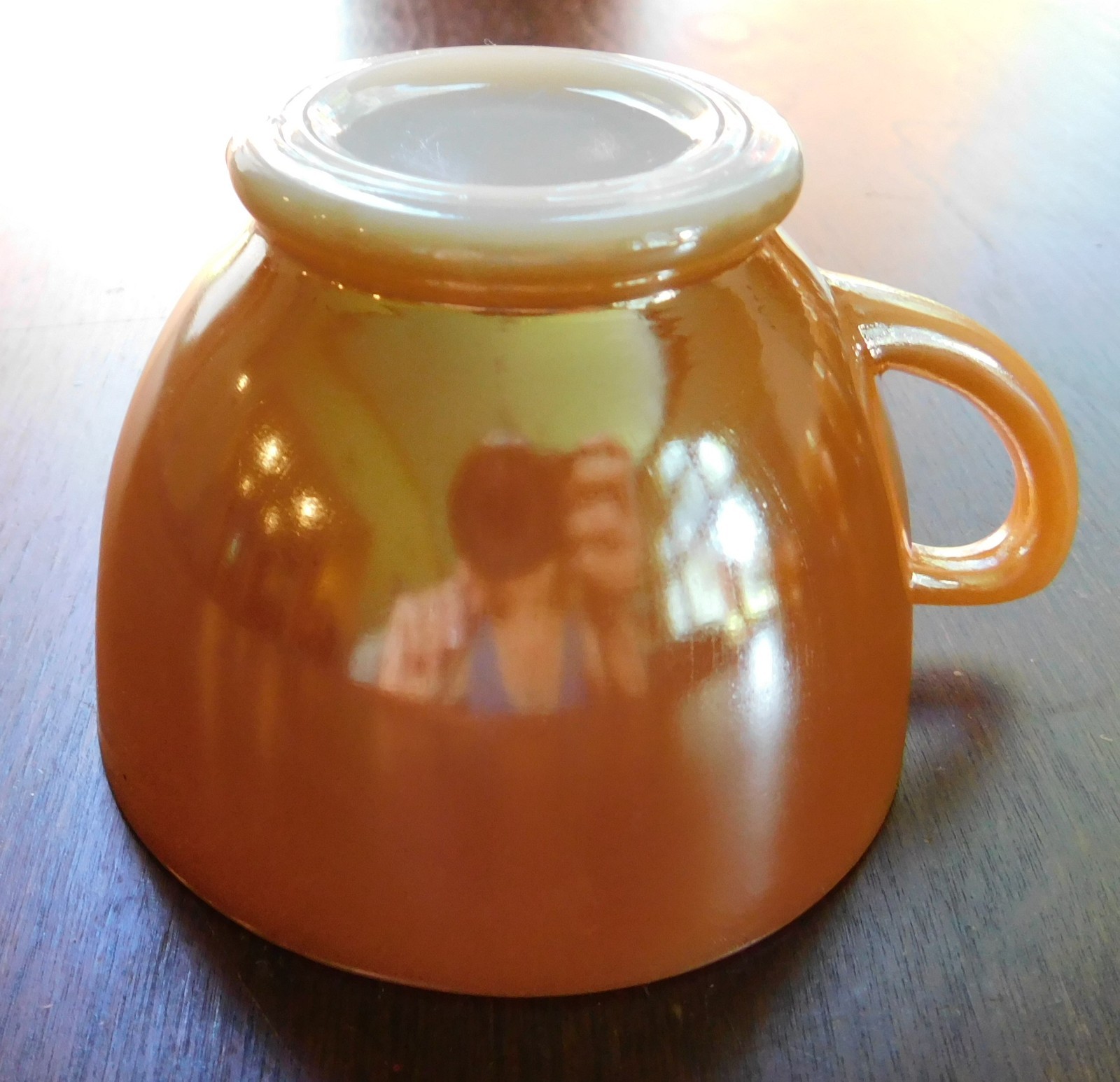 Anchor Hocking Luster Peach Punch Bowl set