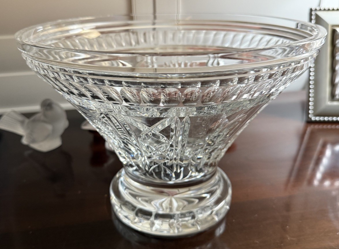 Waterford RARE Millennium 2000 Huge Centerpiece Bowl 11″ Signed By Connolly A+