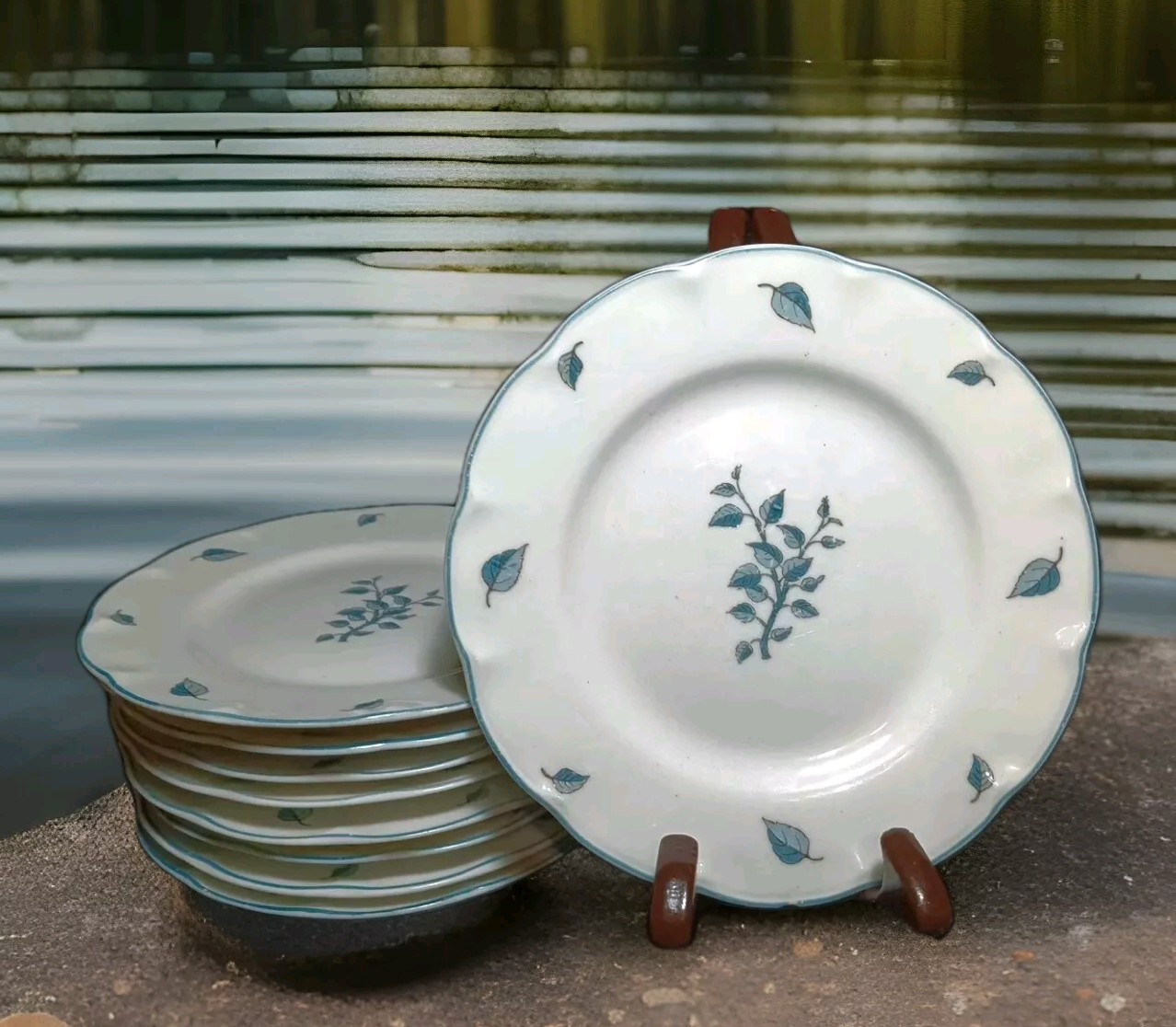 8 Theodore Haviland New York China Birchmere Salad Dessert Plate 6.5″ America