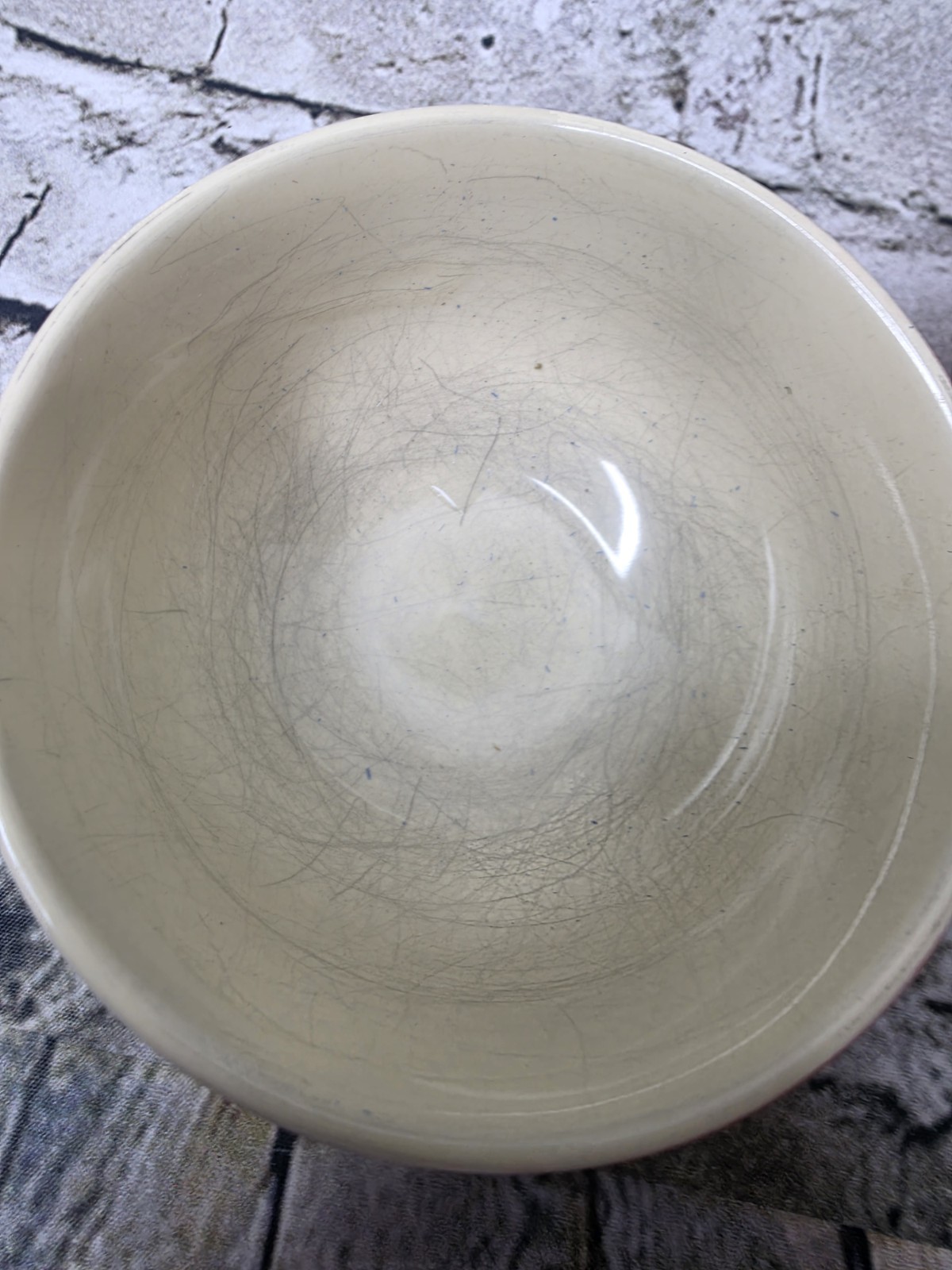 3 Red White Footed Polka Dot Cafe Au Lait Bowl 2.25 x 4.25 Inches