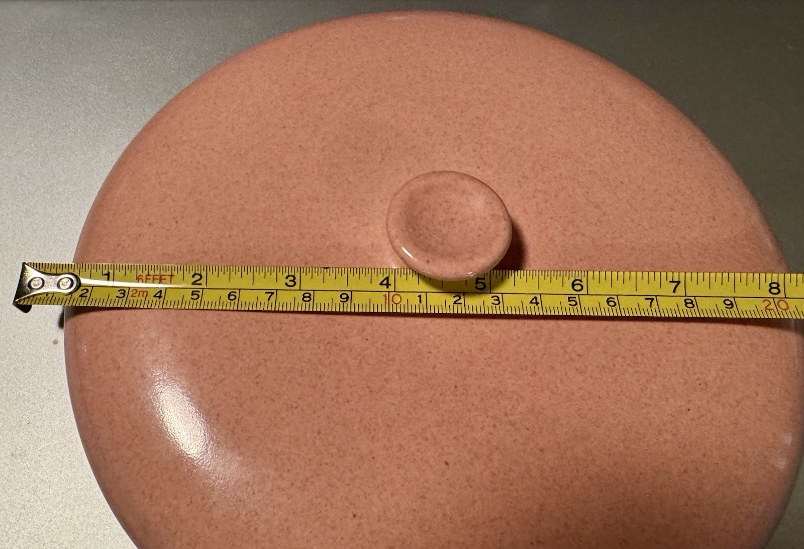 Russell Wright for Steubenville Covered Casserole “LID ONLY” – Coral